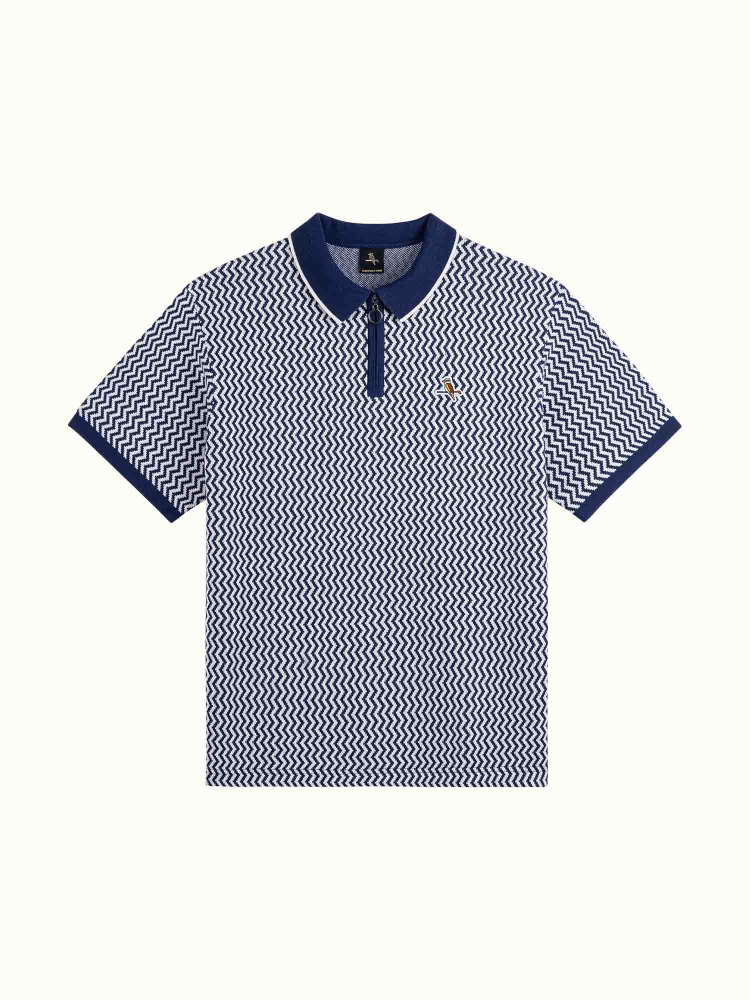 Gold Label Weaver Knit Polo Indigo