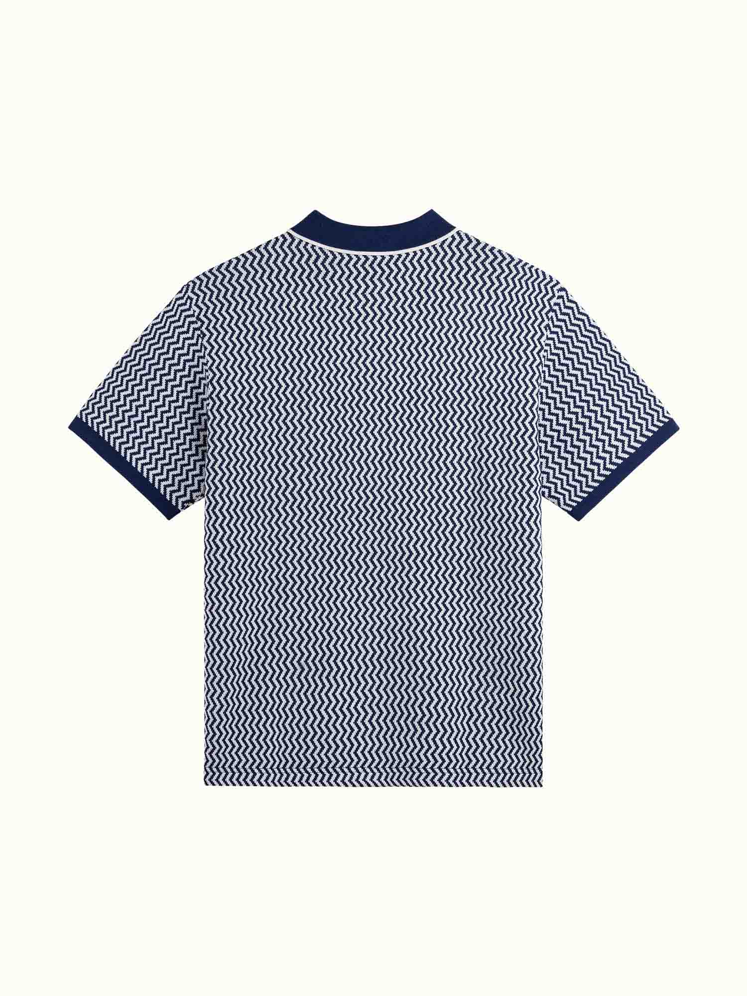 Gold Label Weaver Knit Polo Indigo