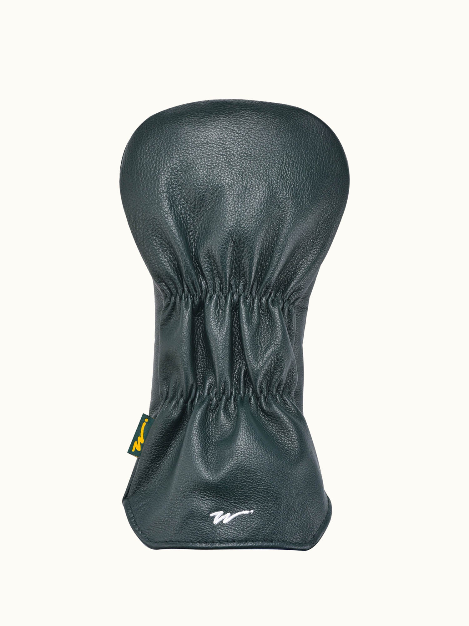Kooka Leather Driver Cover Forest / White
