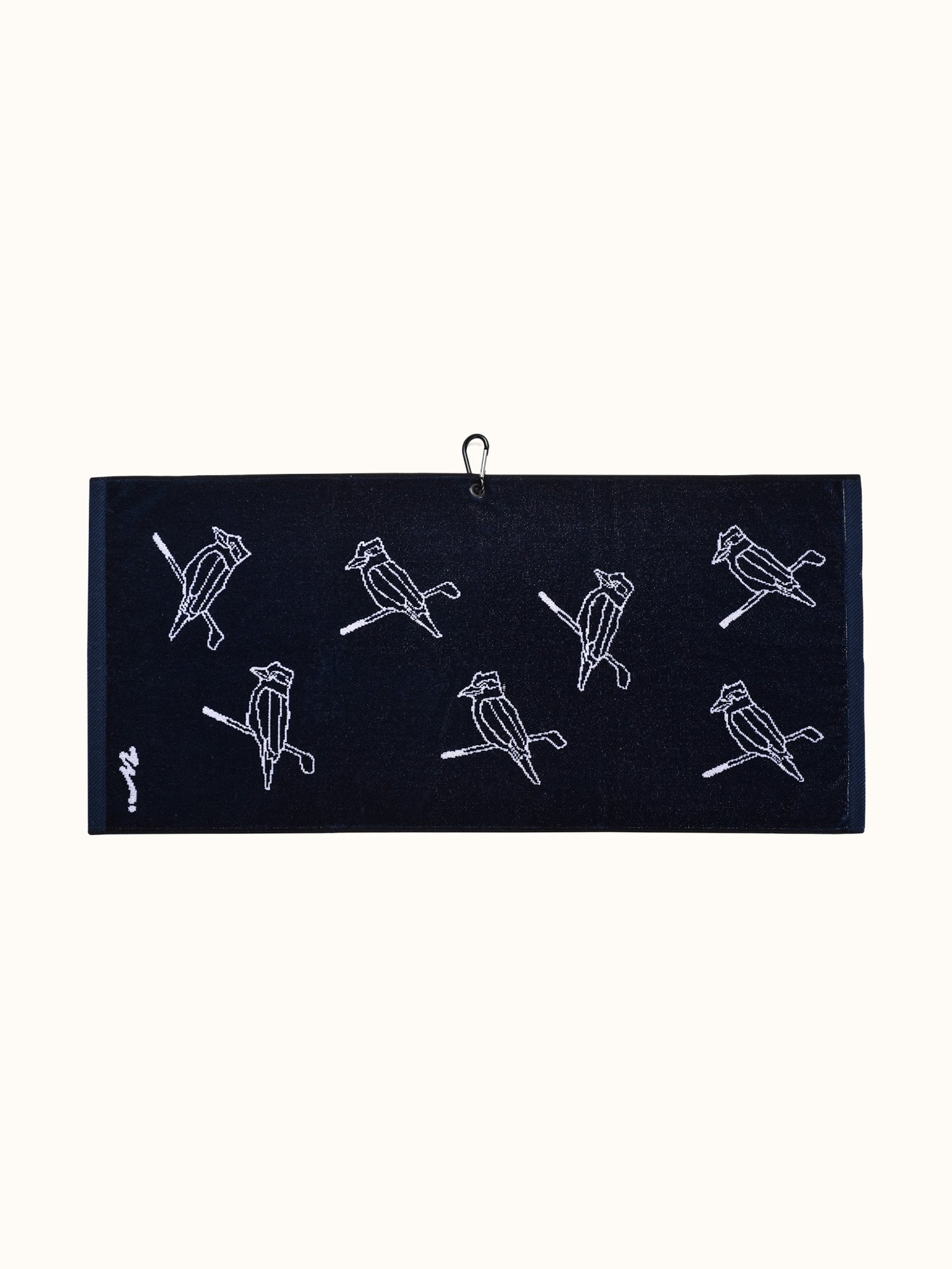 Kooka Icon Towel Navy / White