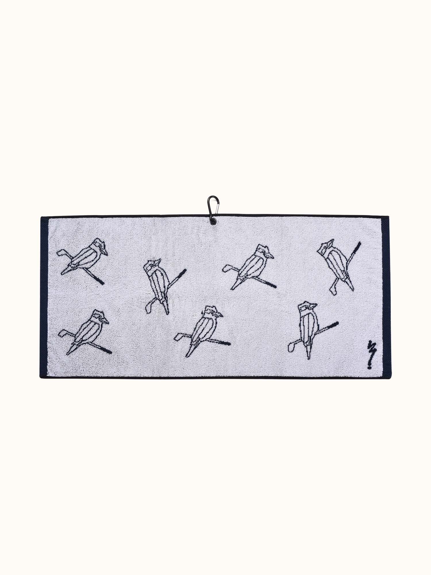 Kooka Icon Towel Navy / White