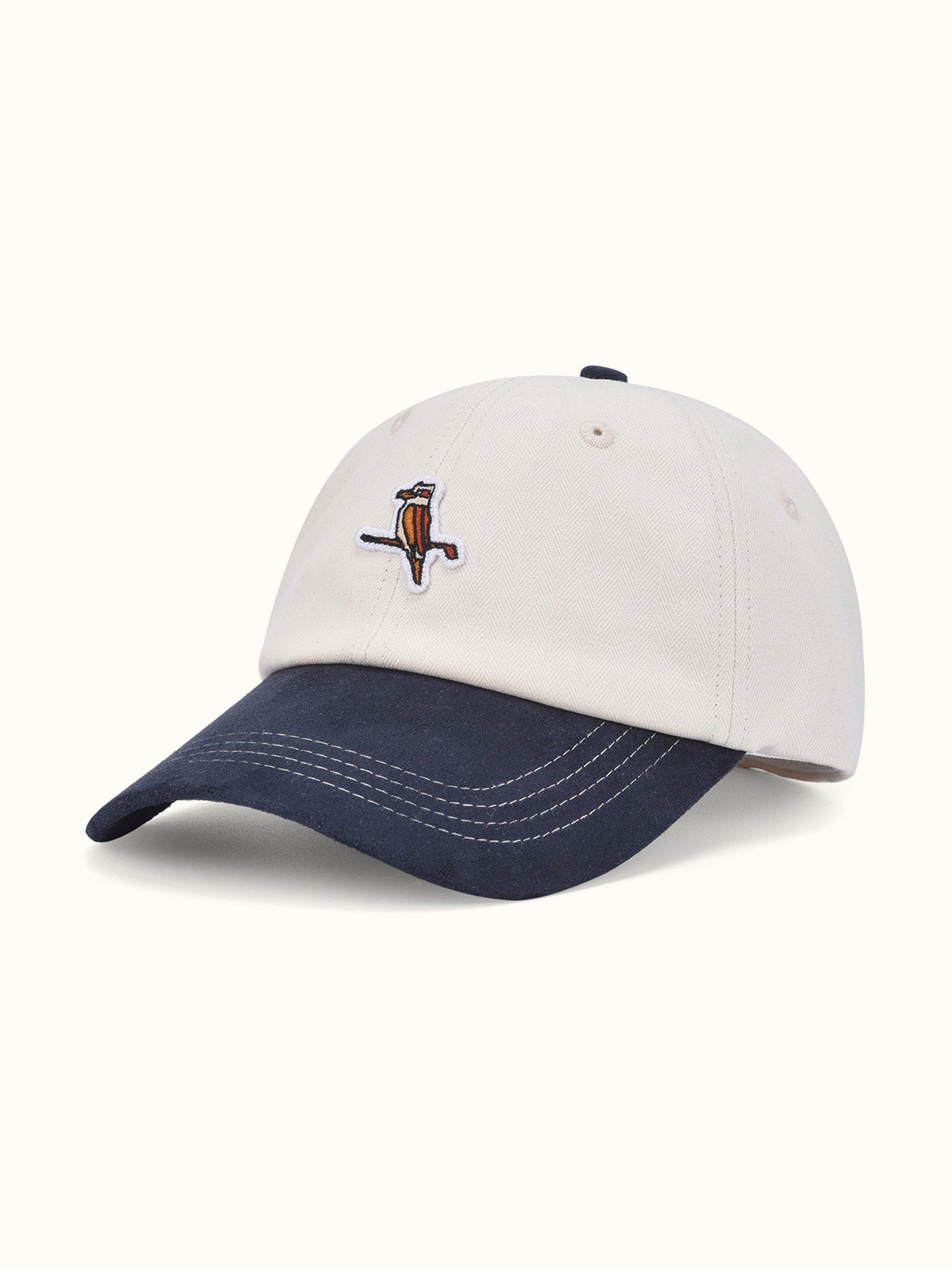 Gold Label 6-Panel World Series Cap Cream / Navy