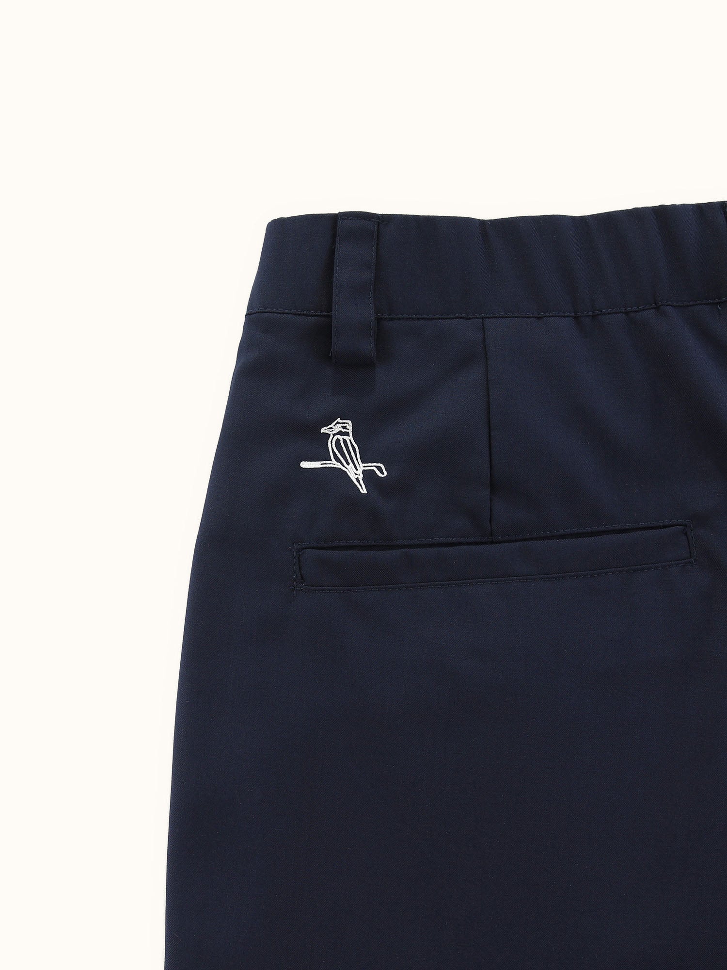 Pleated Easy Pant Navy