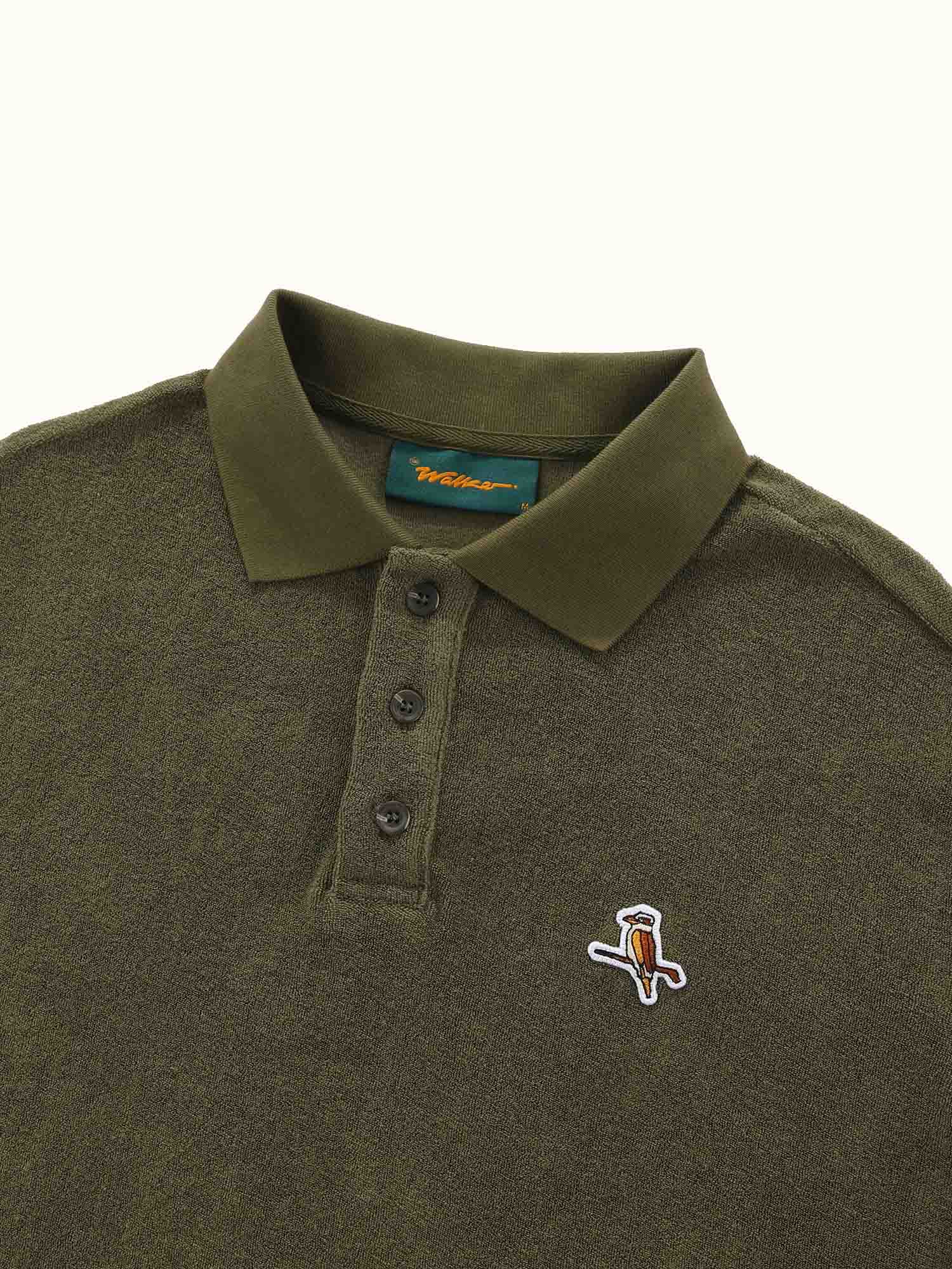 Kooka Terry Polo Olive