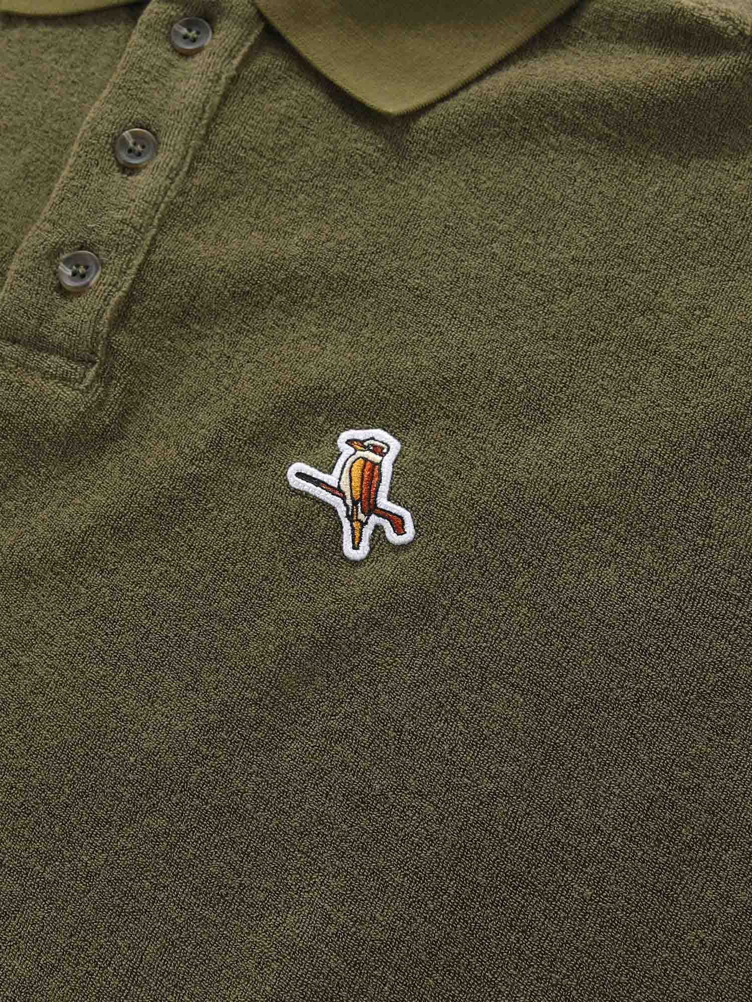 Kooka Terry Polo Olive