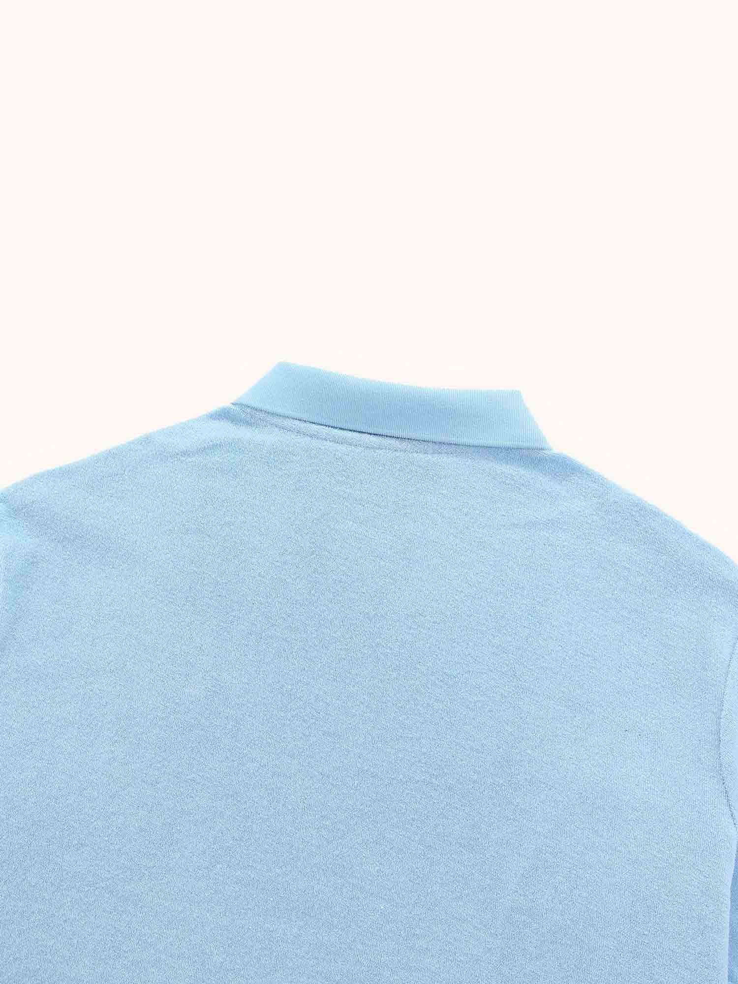 Kooka Terry Polo Sky Blue