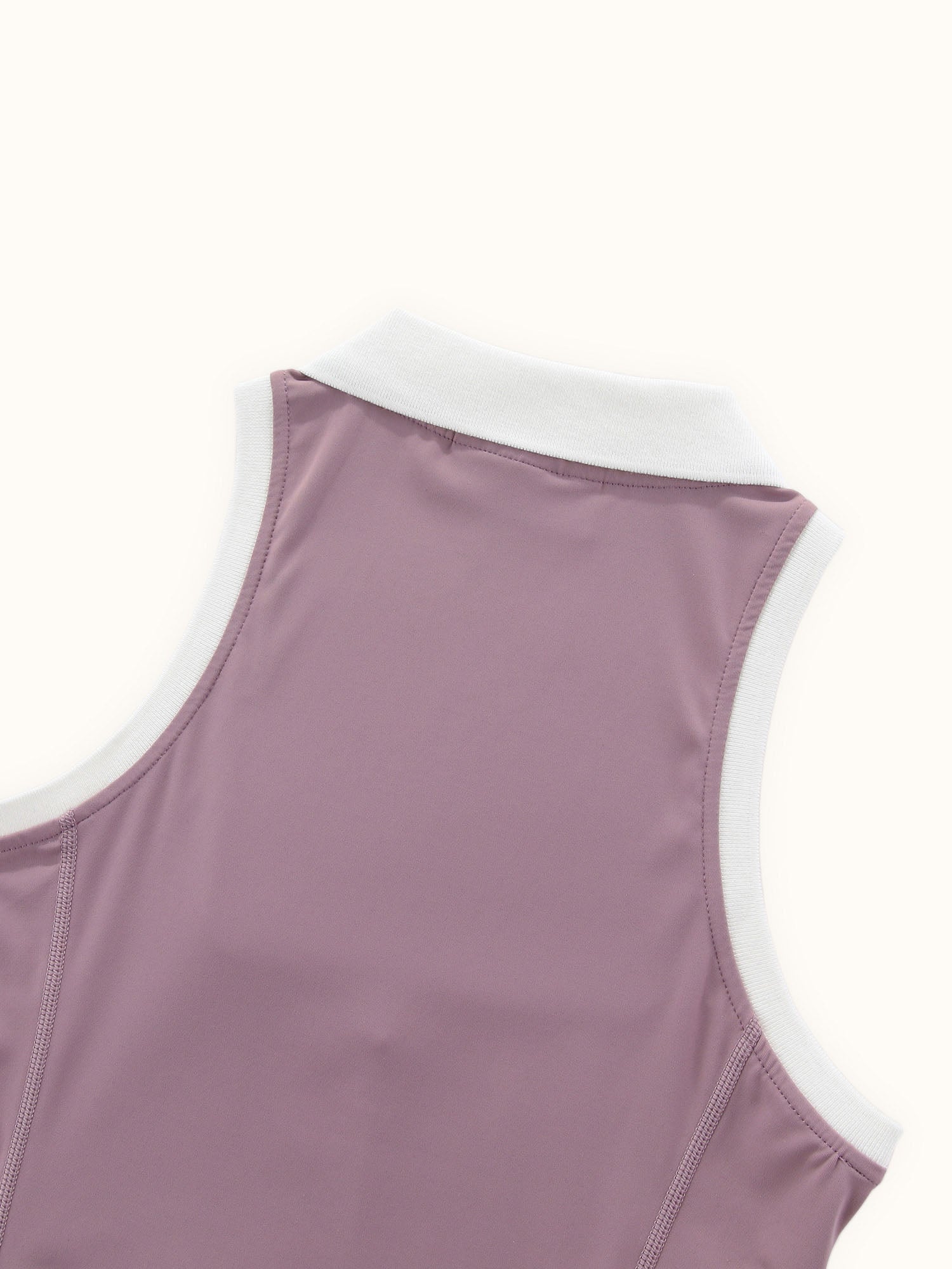 Womens Fairway Dress Mauve / White