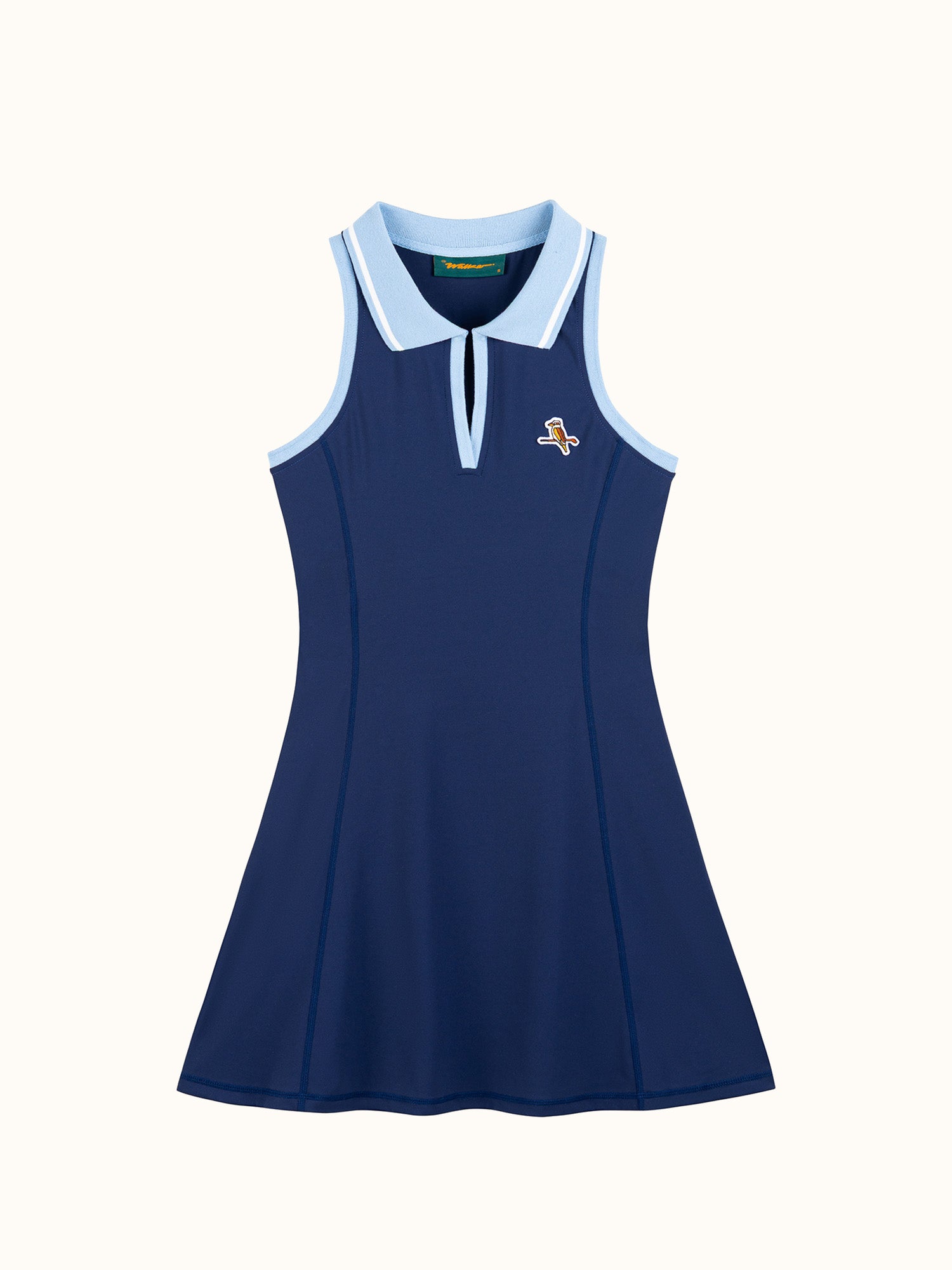Womens Fairway Dress Navy / Powder