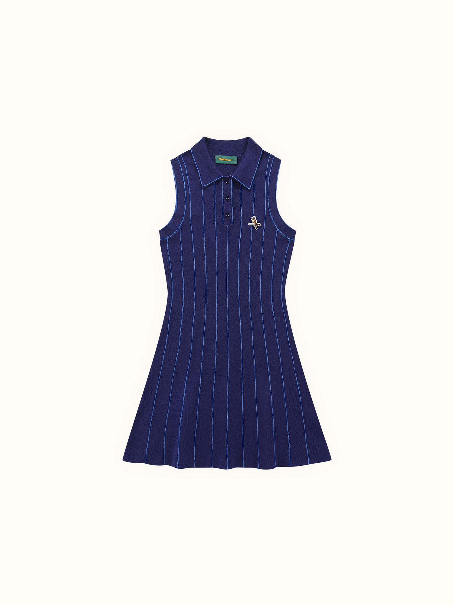 Womens Country Club Knit Dress Navy