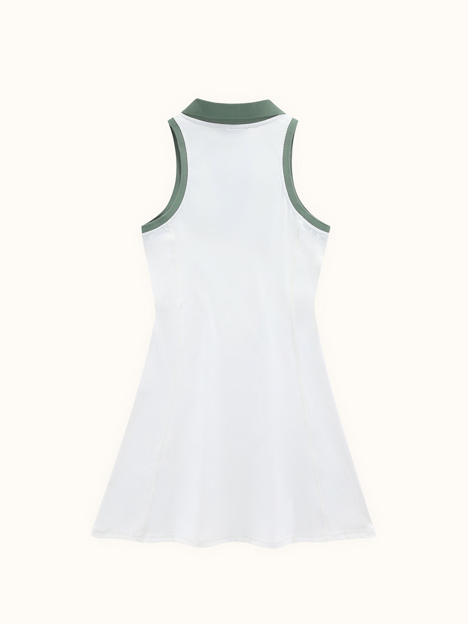 Womens Fairway Dress White / Moss