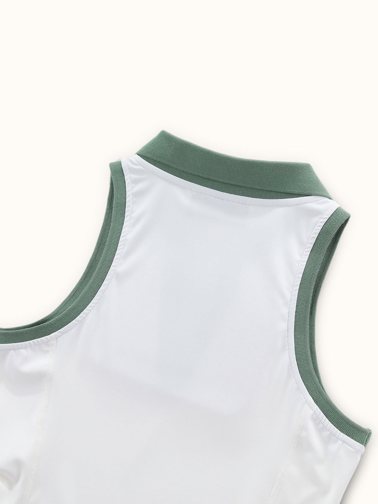 Womens Fairway Dress White / Moss