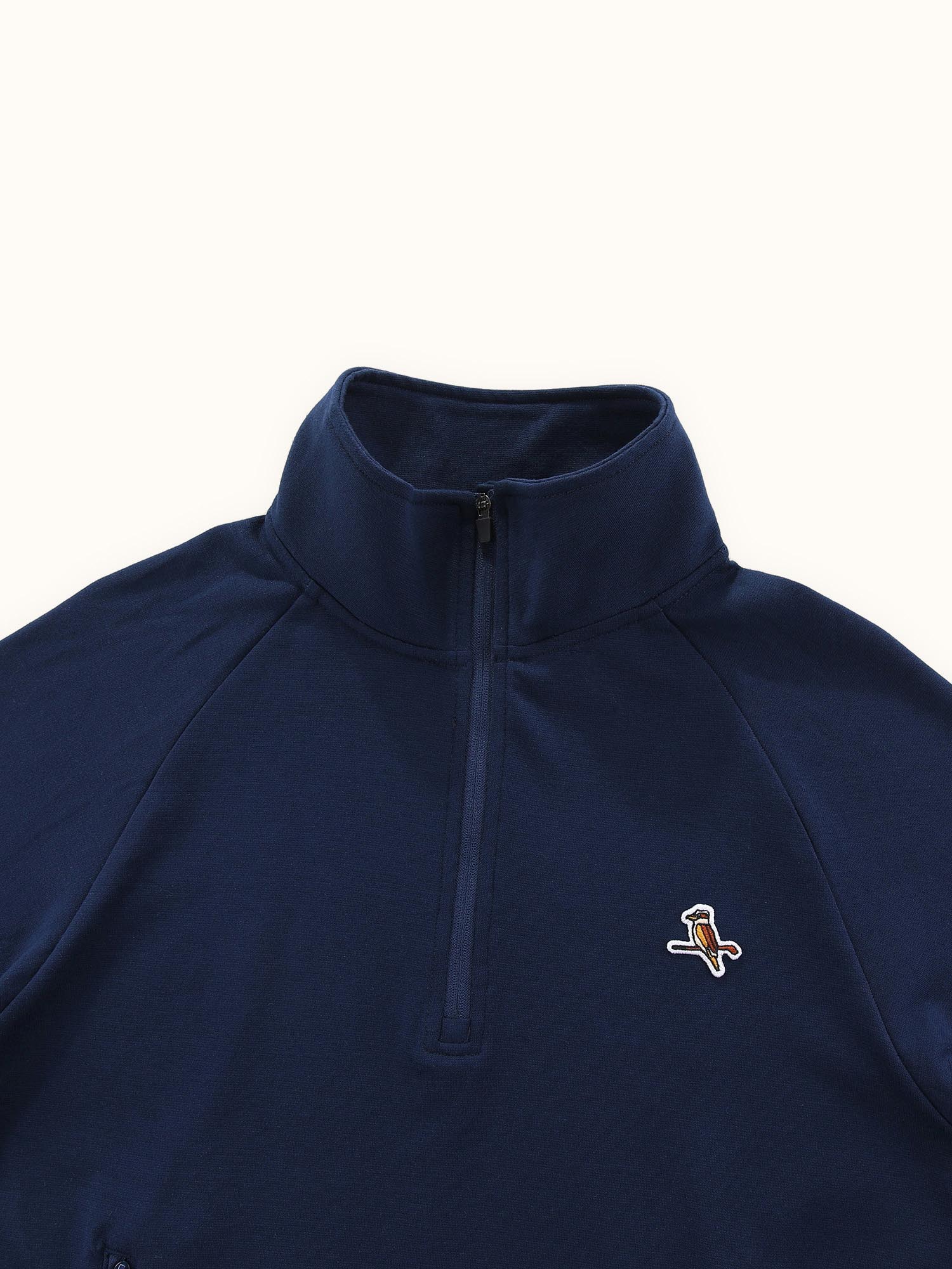 Womens Quarter Zip Fleece Navy