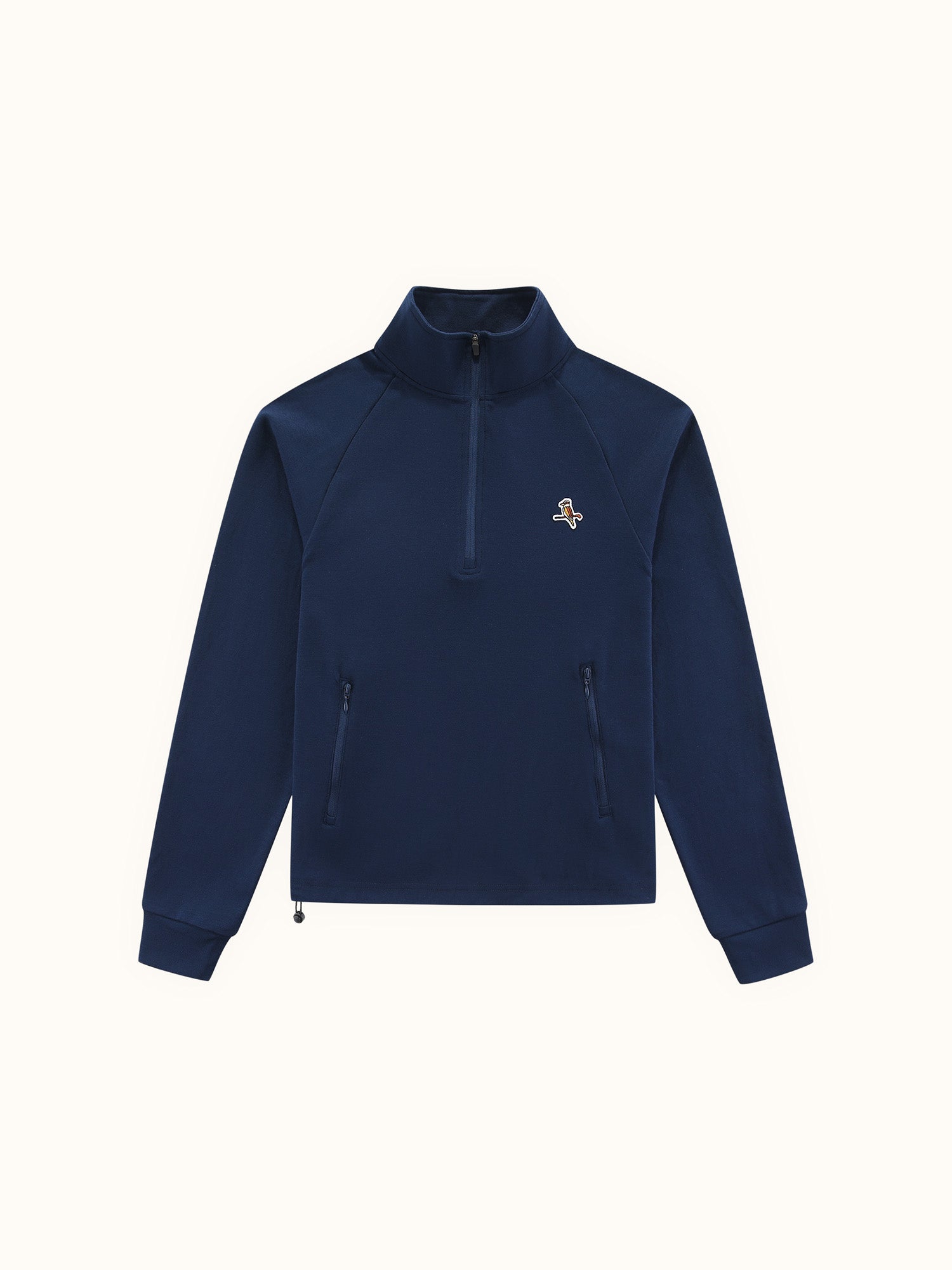 Womens Quarter Zip Fleece Navy