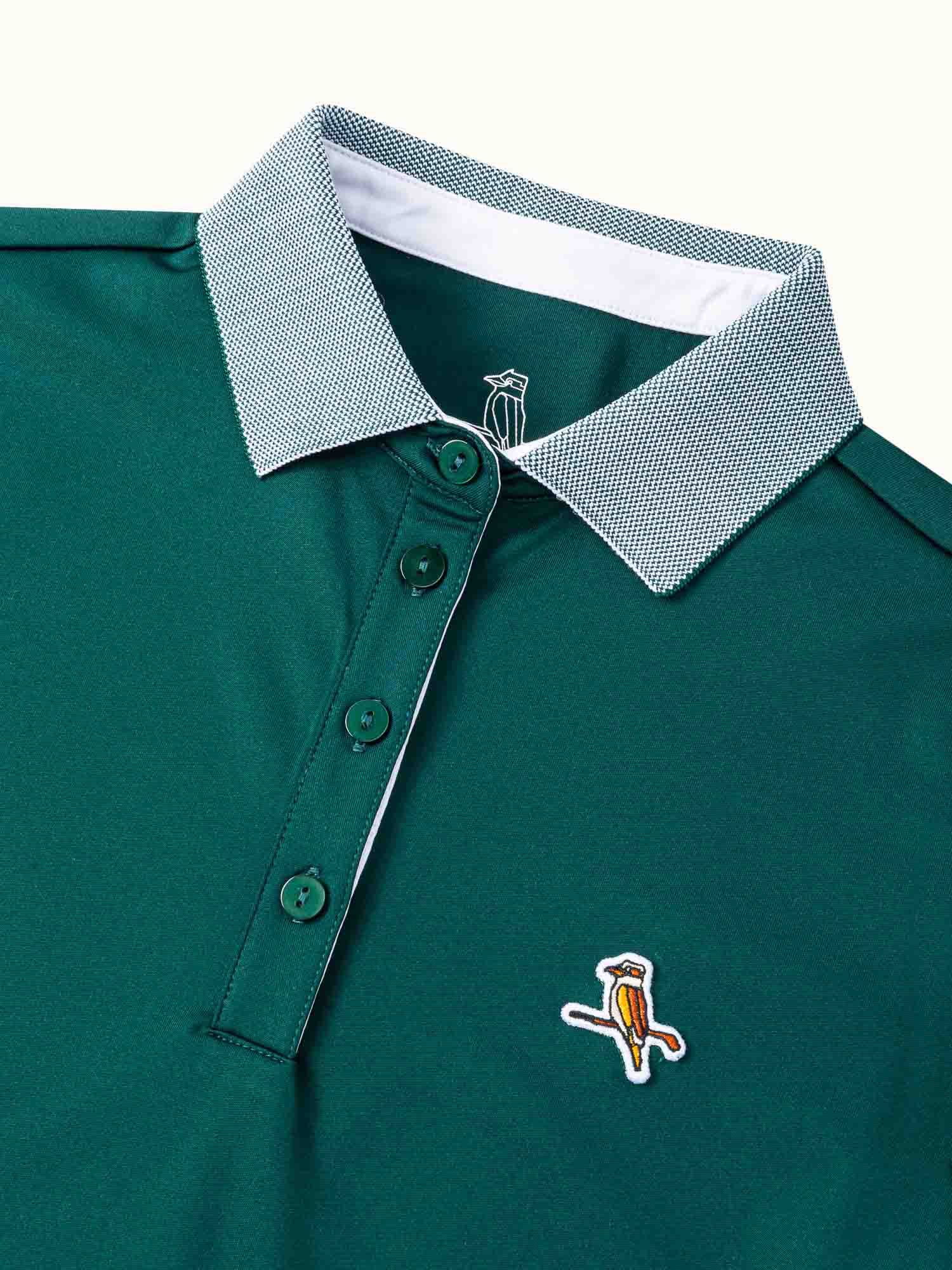Womens Kooka Performance Polo Forest