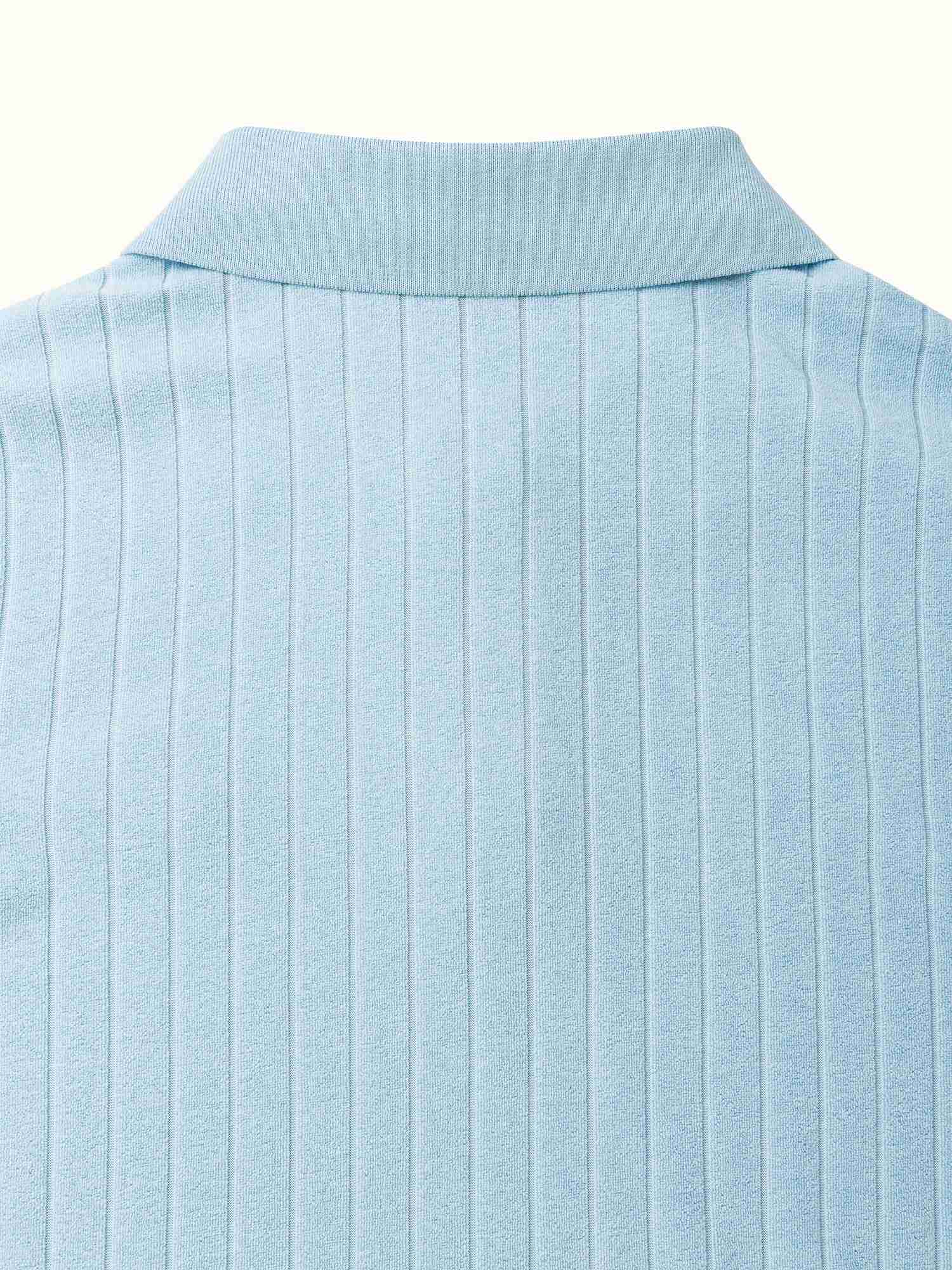 Womens Kooka Terry Polo Powder Blue