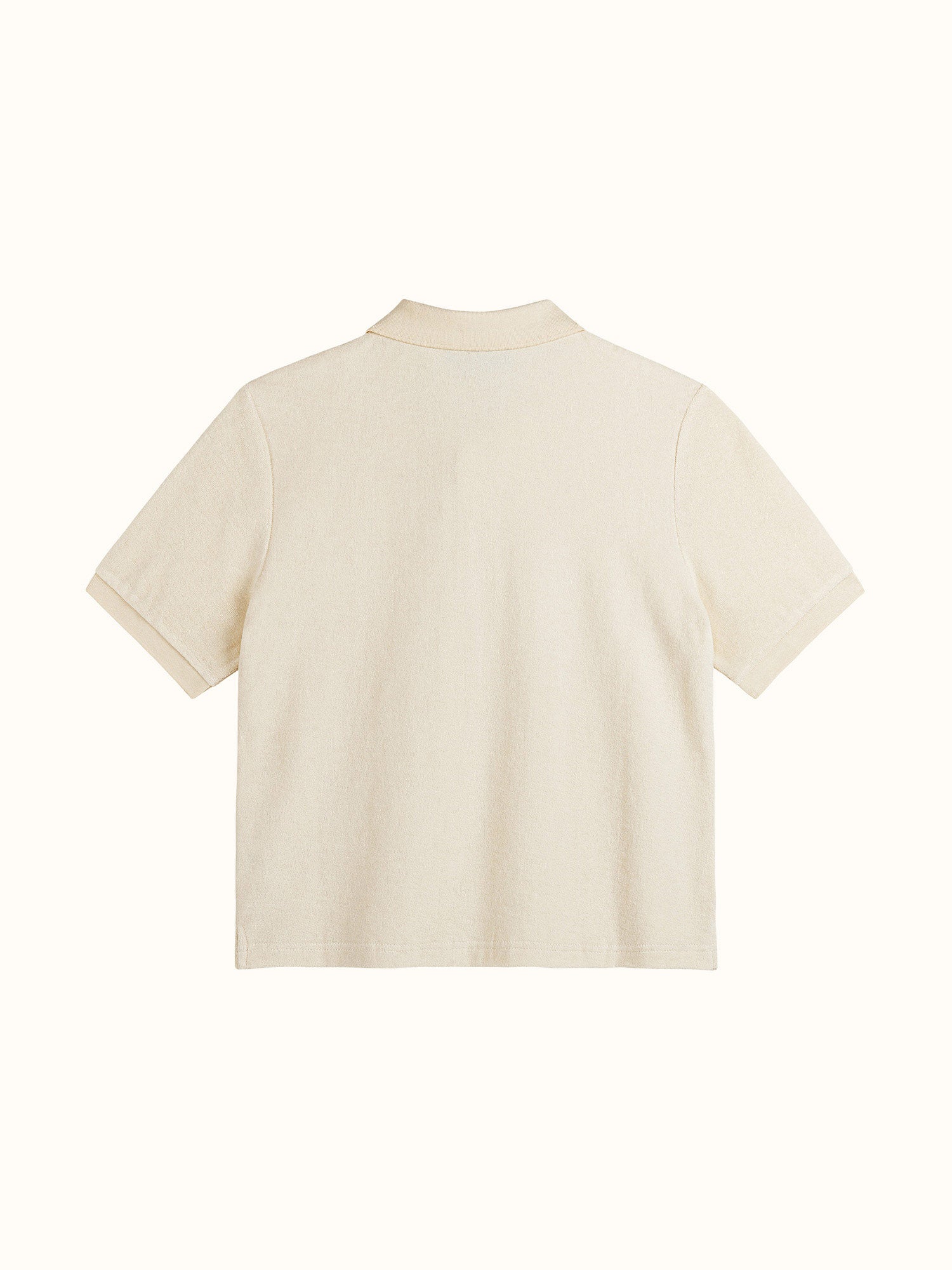 Womens Kooka Terry Polo Vintage White