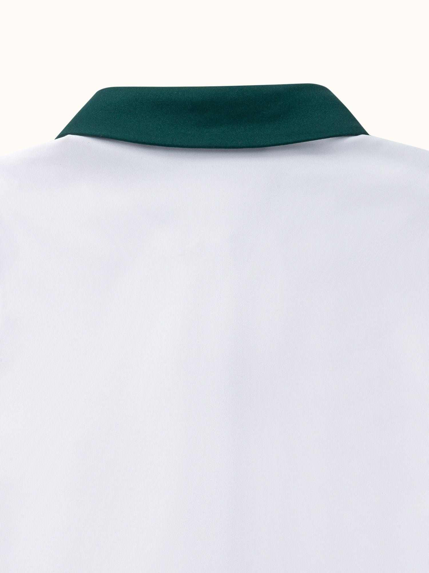 Womens Sleeveless Polo White / Forest