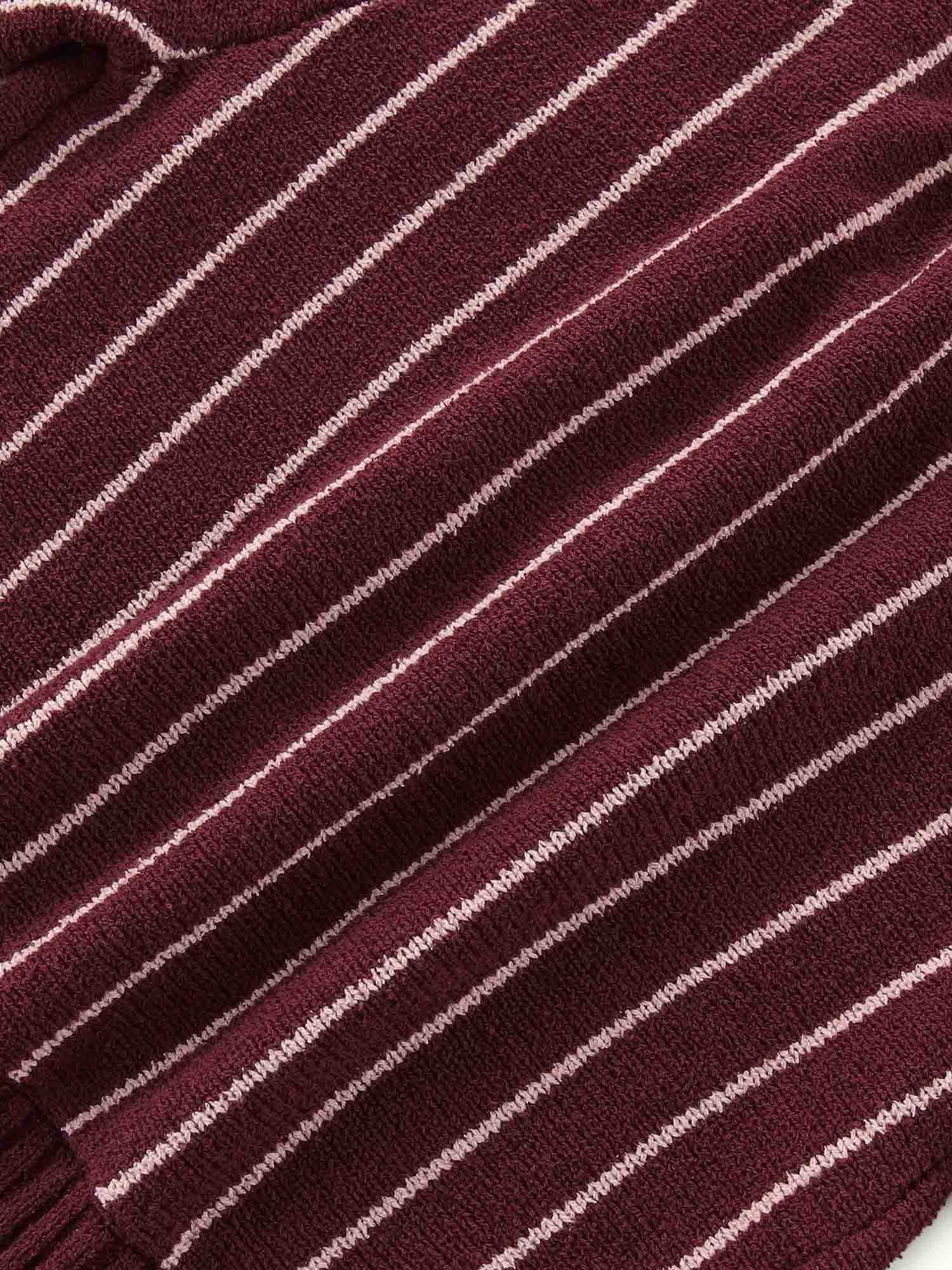 Womens Riviera Knit Polo Maroon / Pink