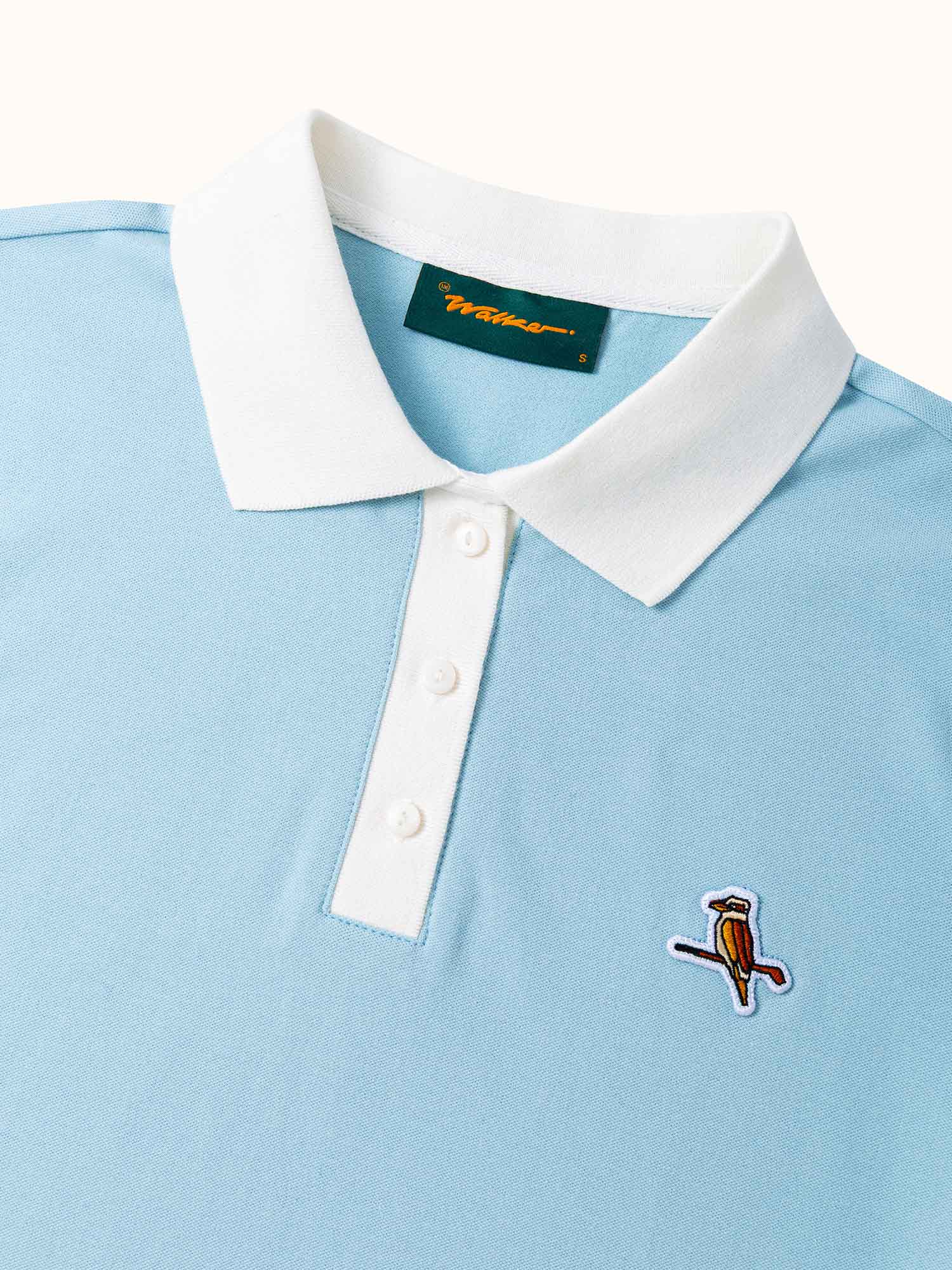 Womens Kooka Polo Powder / White