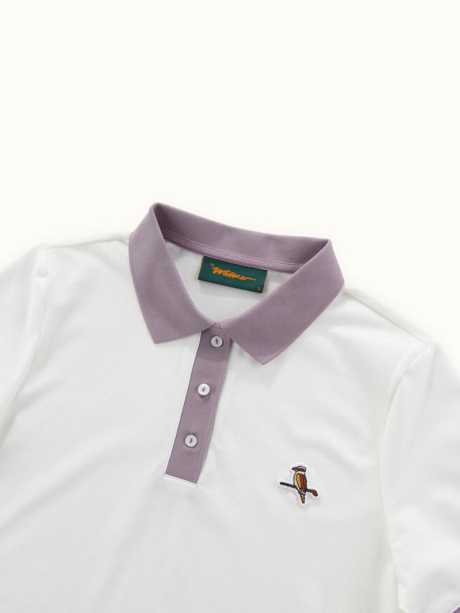 Womens Kooka Polo White / Mauve