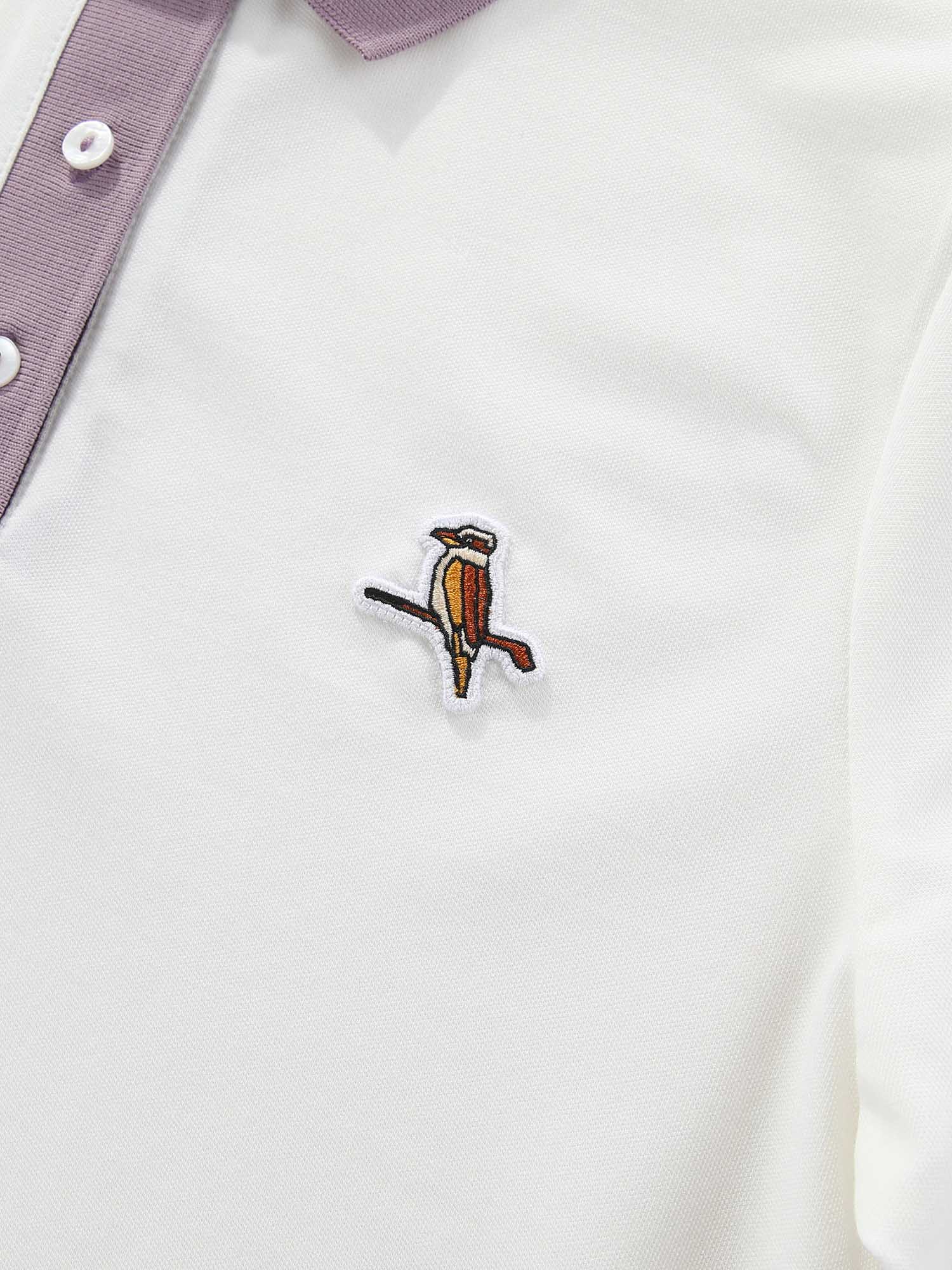 Womens Kooka Polo White / Mauve