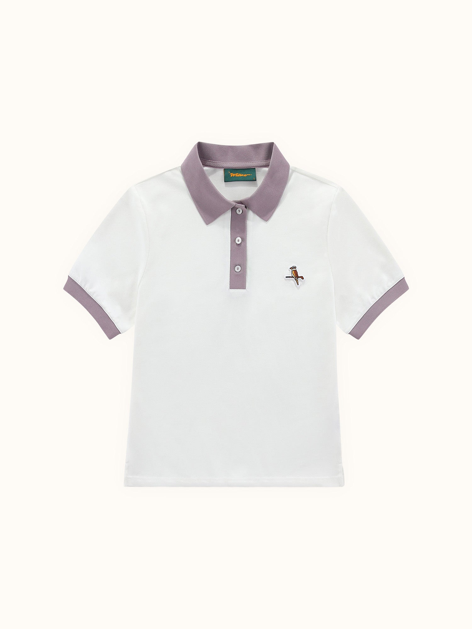 Womens Kooka Polo White / Mauve
