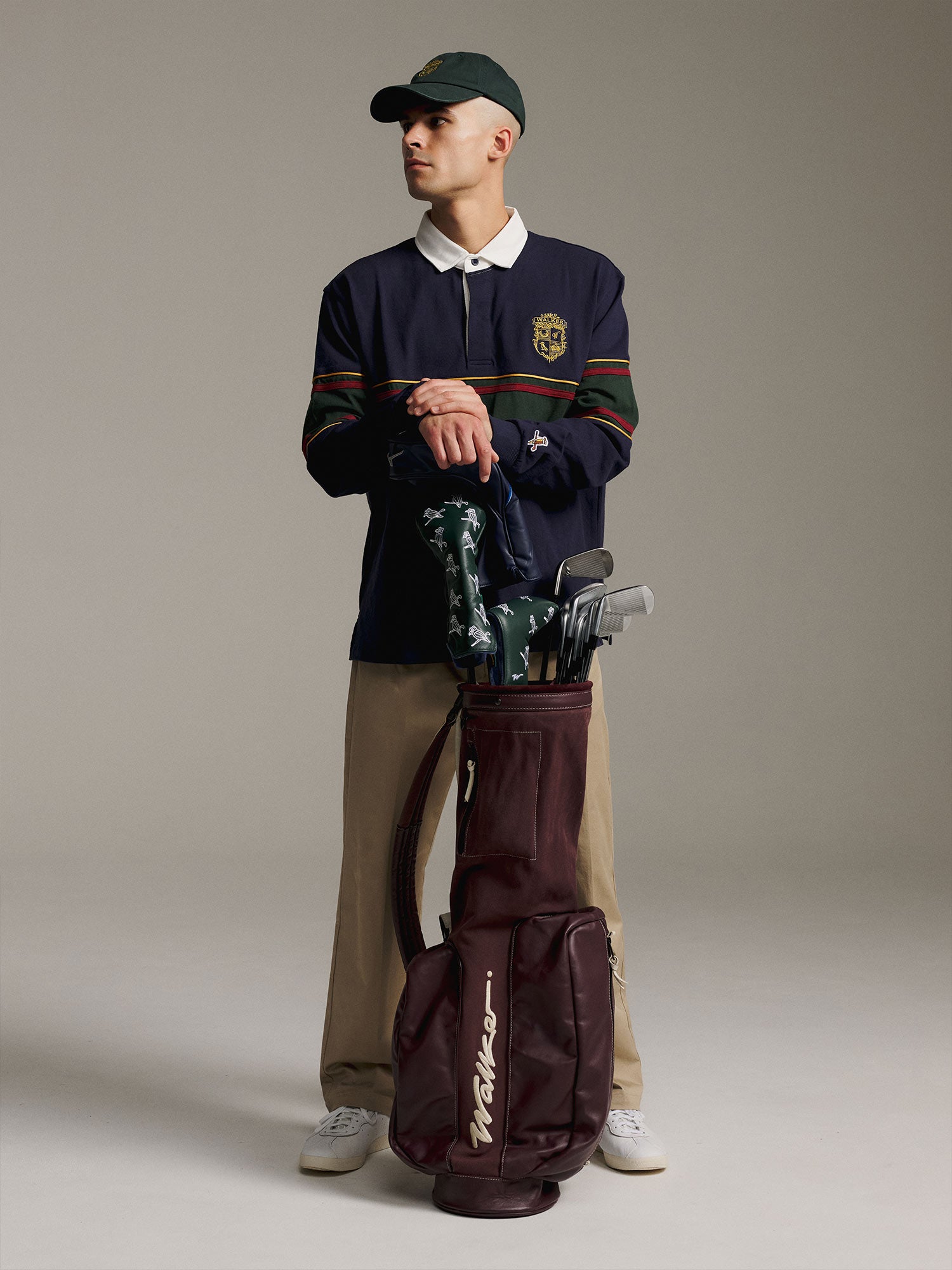 Crest Rugby Polo Navy / Forest