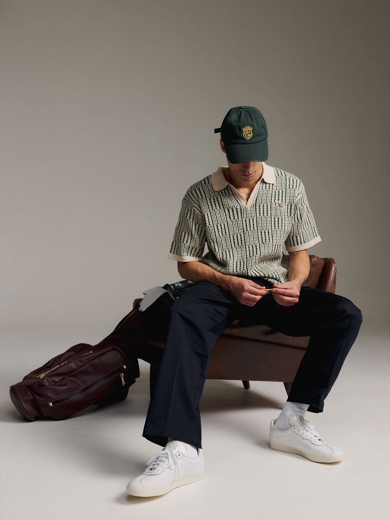 Cable Check Polo Forest