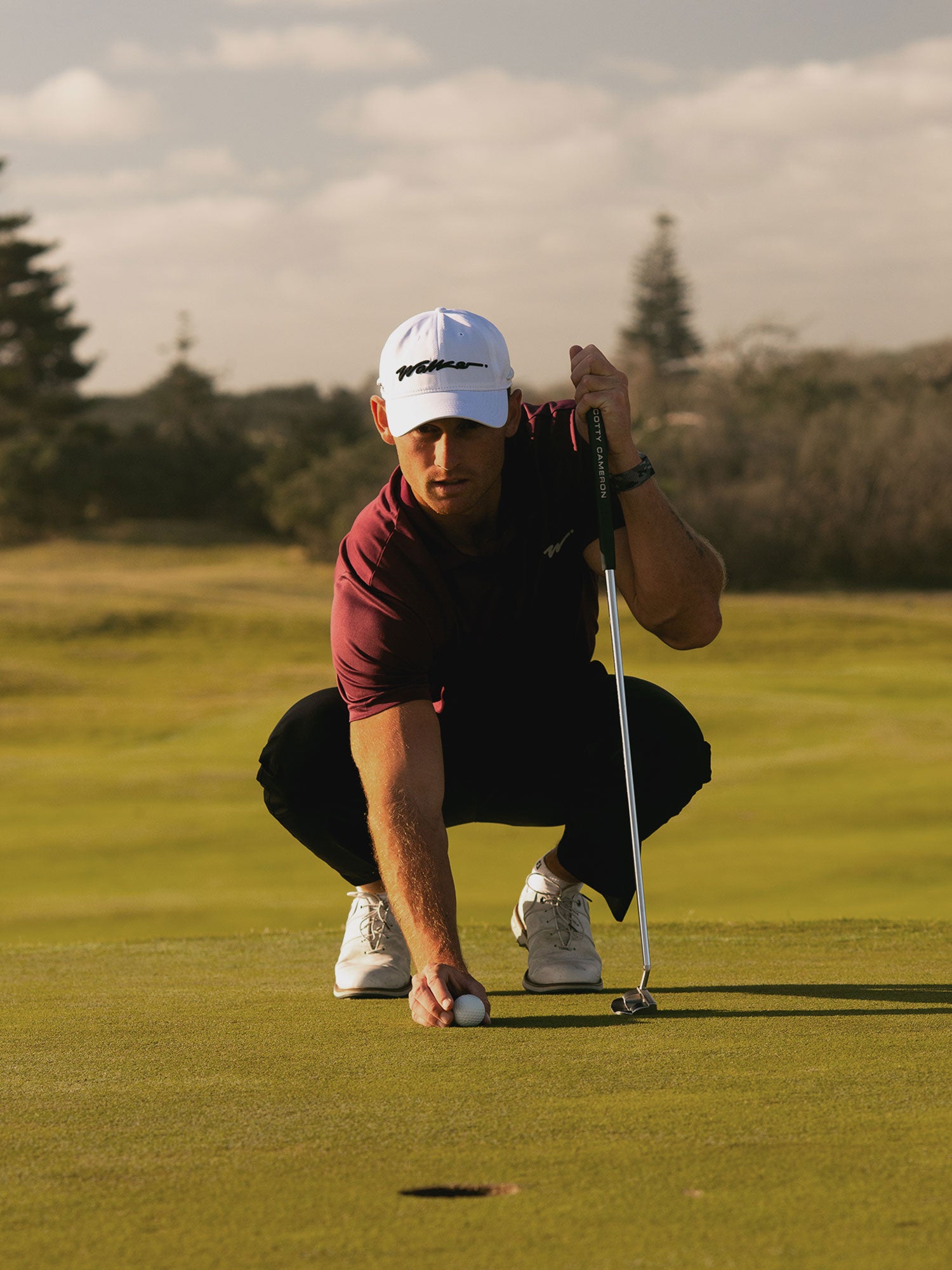 Par-Tec Tour Cap Course White