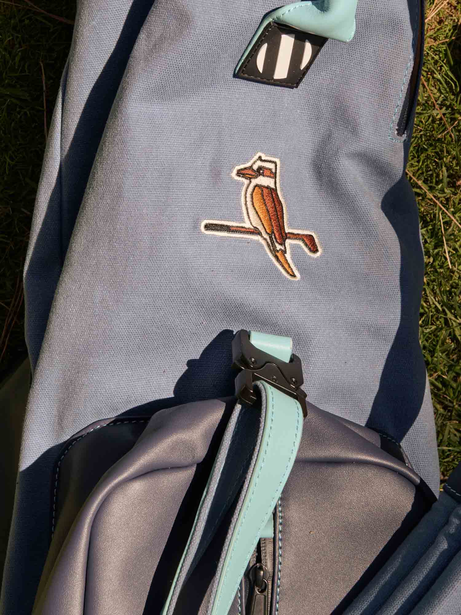 Walker X Hiroki Sunday Bag Blue Waxed Canvas