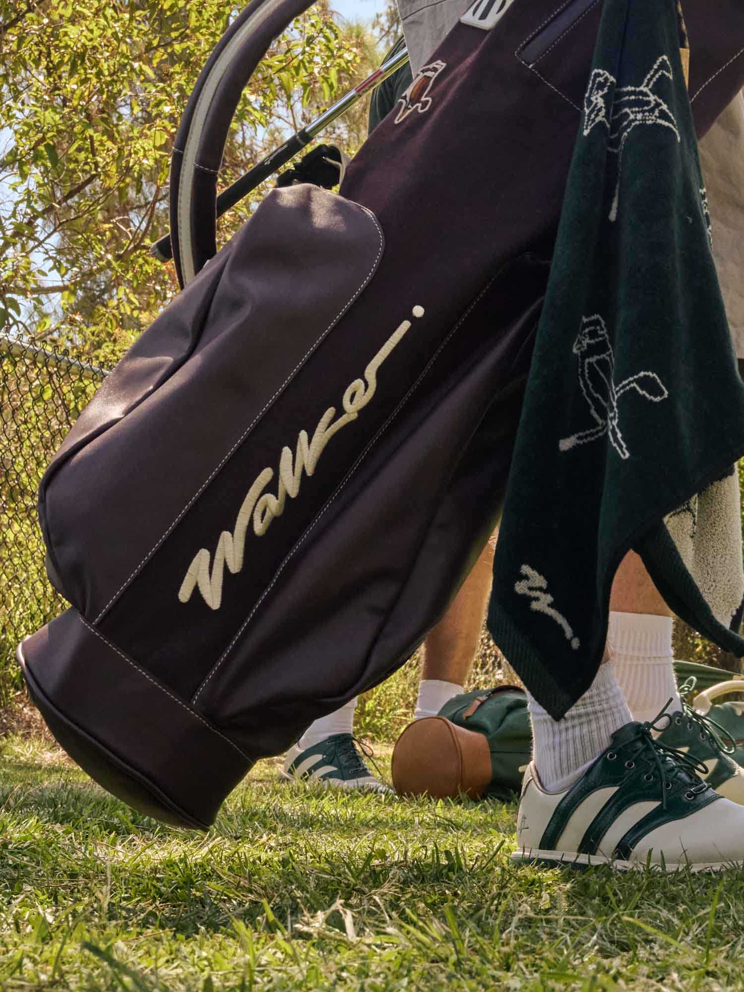 Walker X Hiroki Sunday Bag Merlot Waxed Canvas