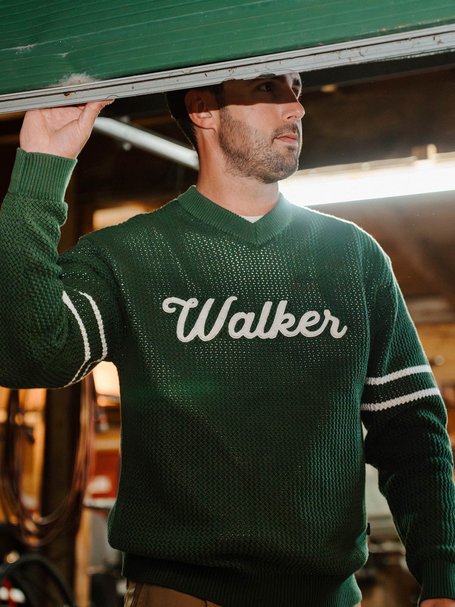 Jersey Knit Sweater Forest