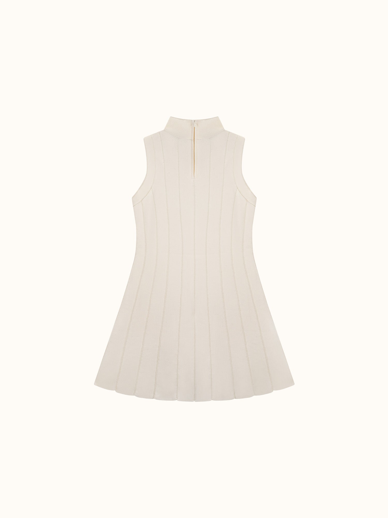 Womens Knitted Clubhouse Dress Cream