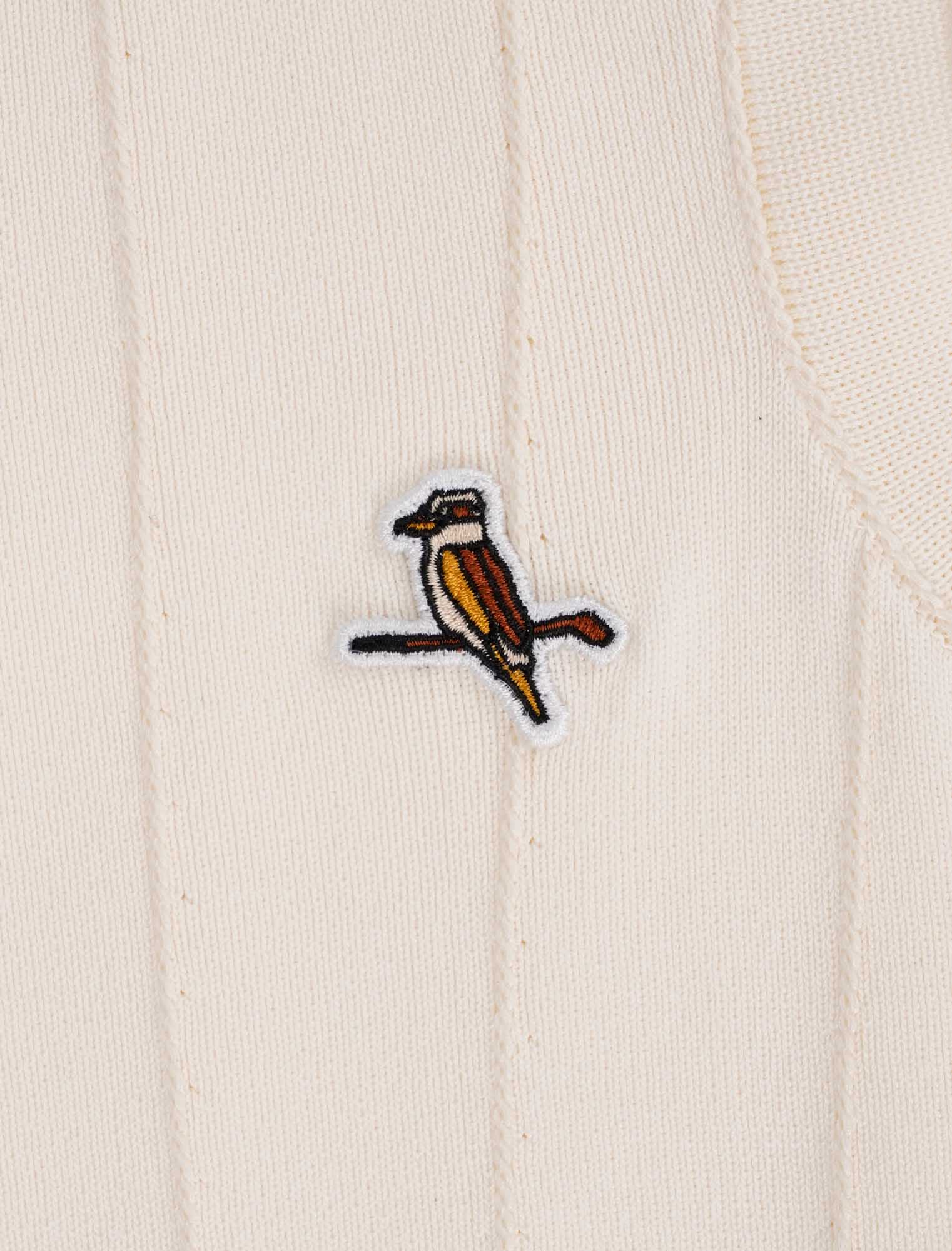 Womens Knitted Clubhouse Dress Cream