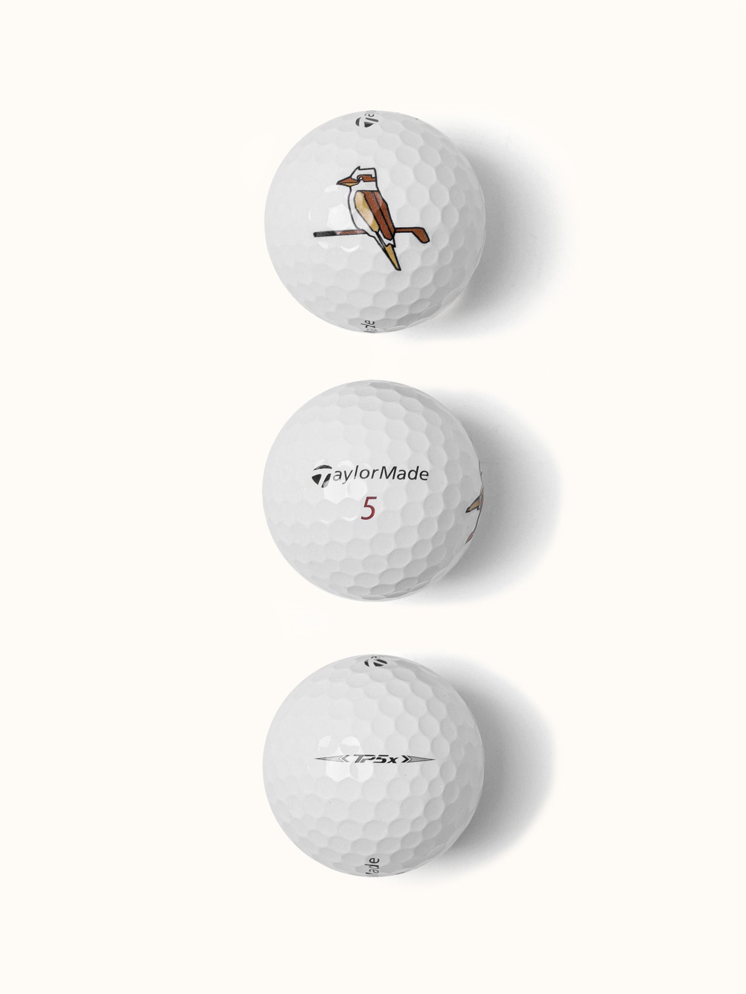 TaylorMade TP5X Walker Kooka Golf Balls