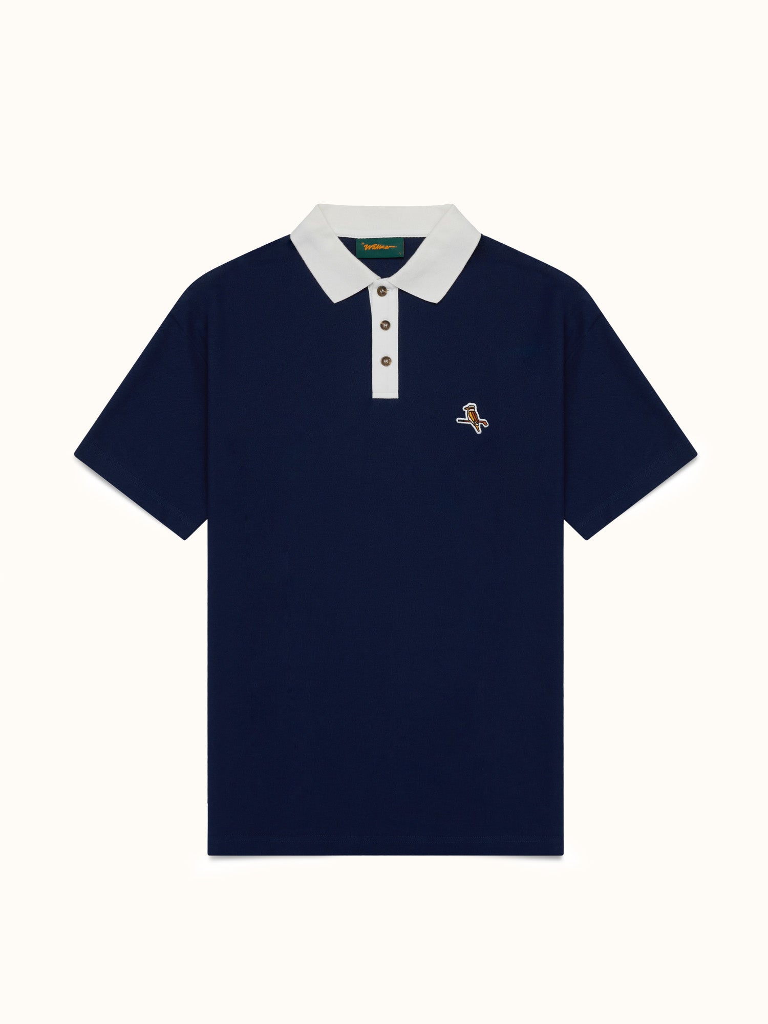 Kooka Two-Tone Polo Navy / White