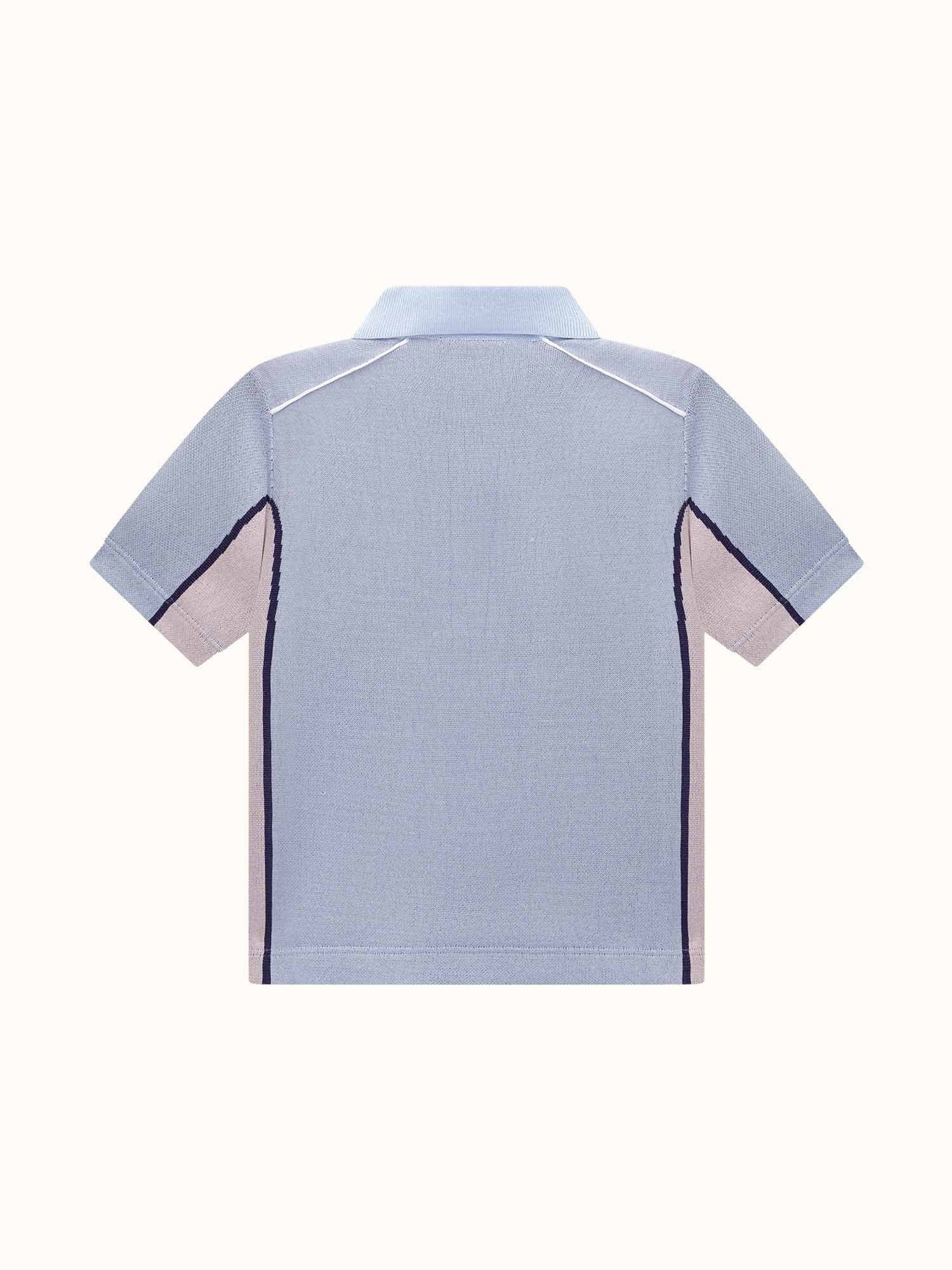Womens Lasso Knit Jersey Sky Blue