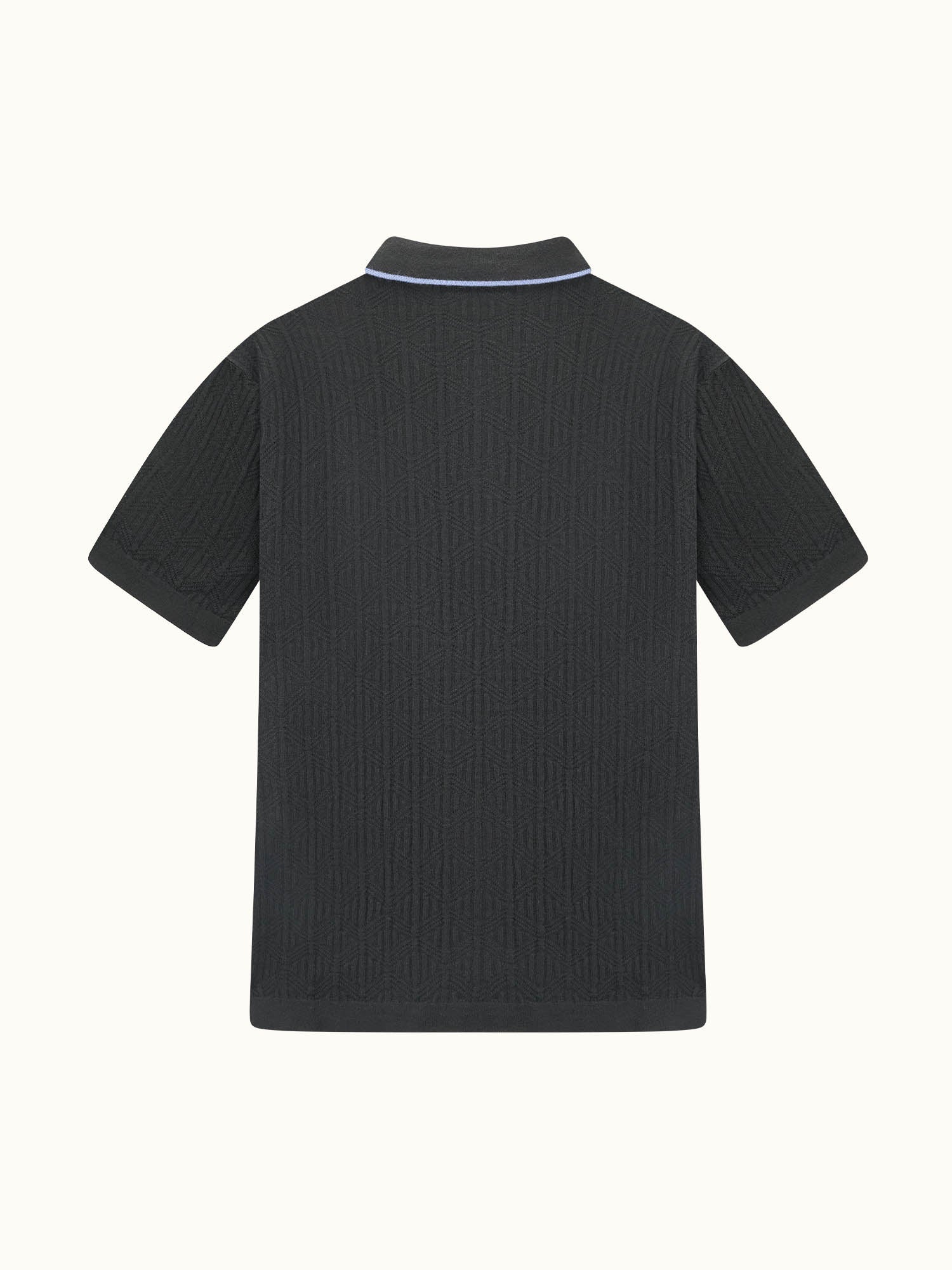 Lasso Knit Polo Black