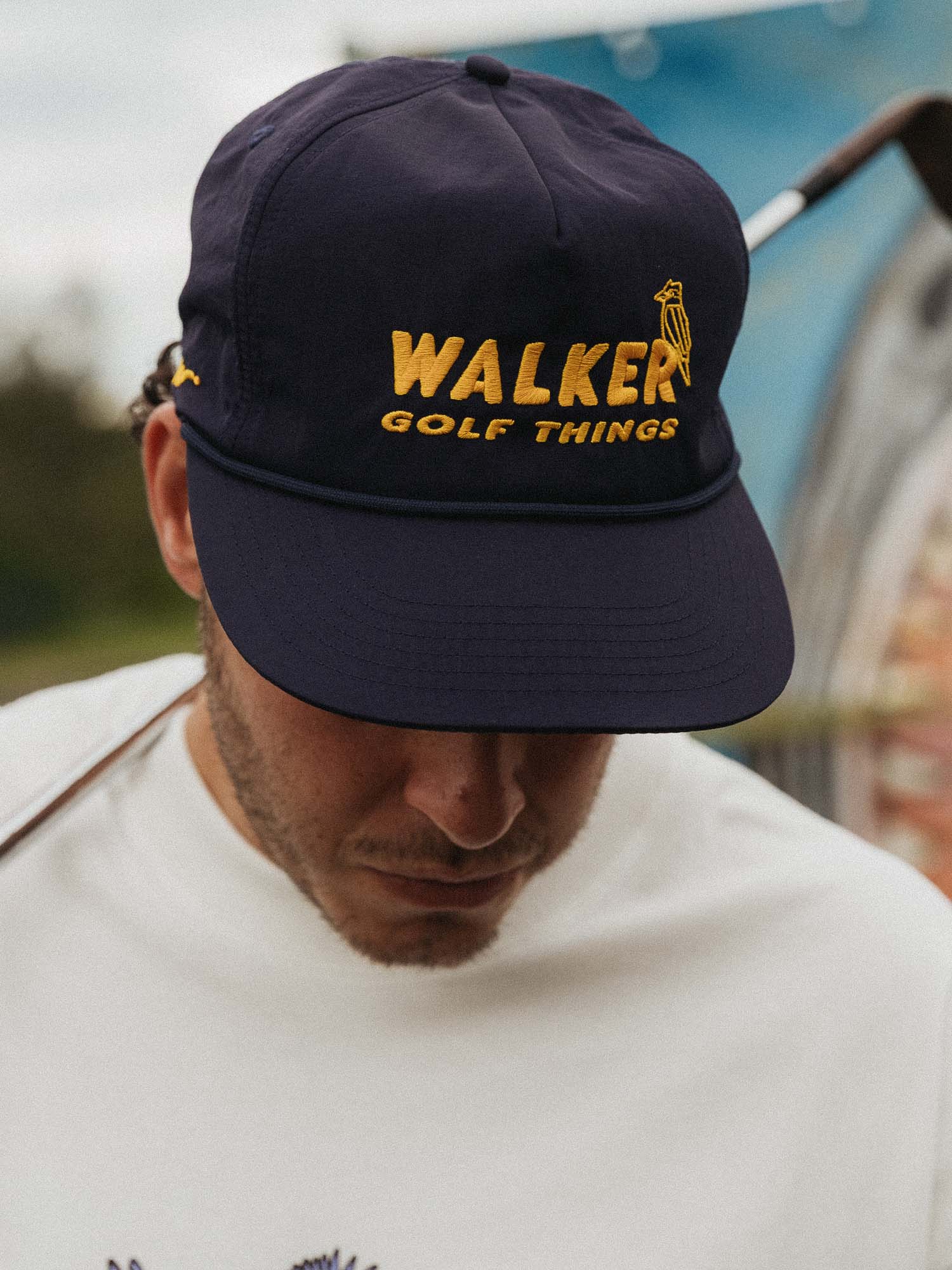 Perched Nylon Cap Navy