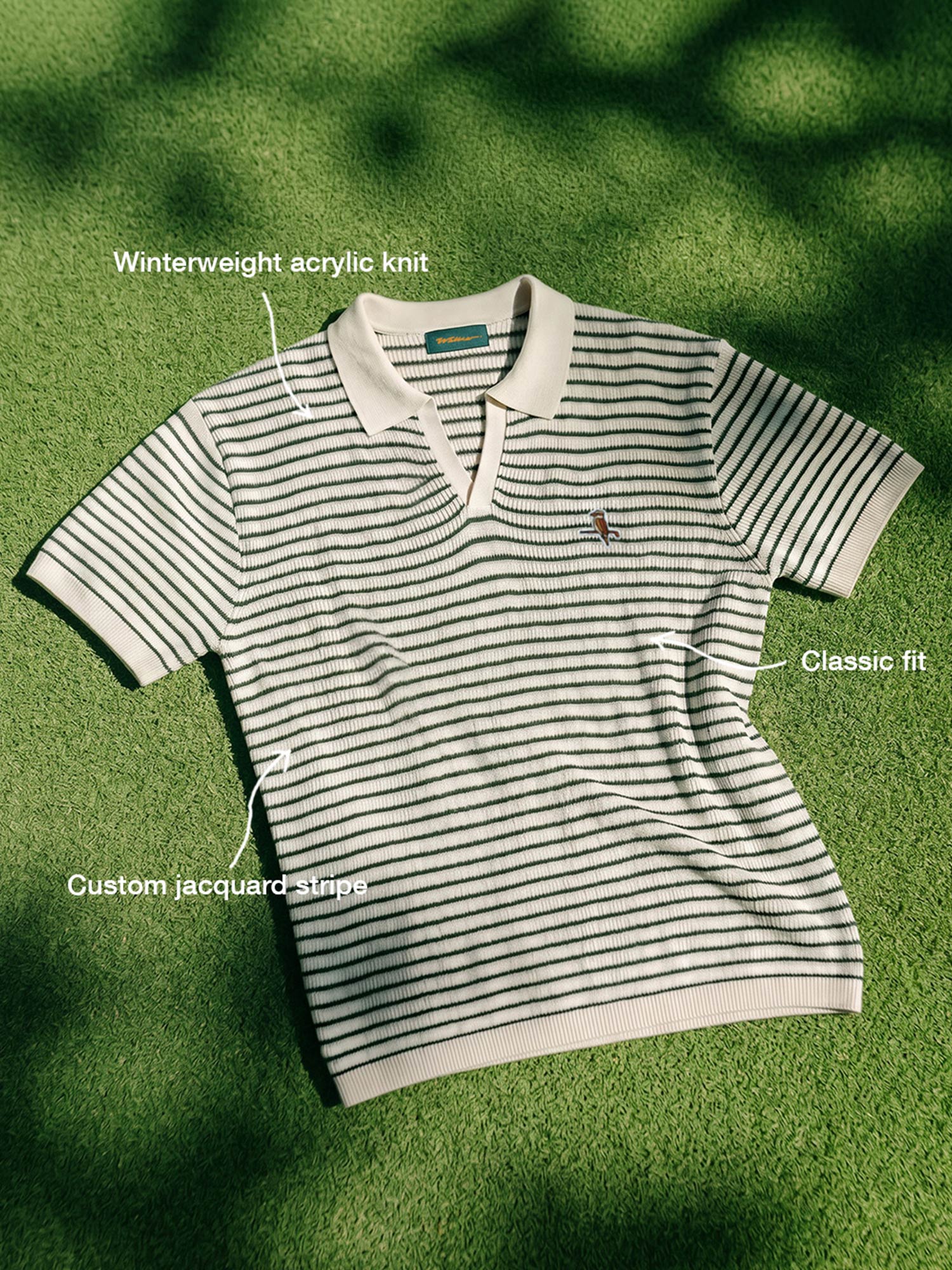 First Cut Polo White