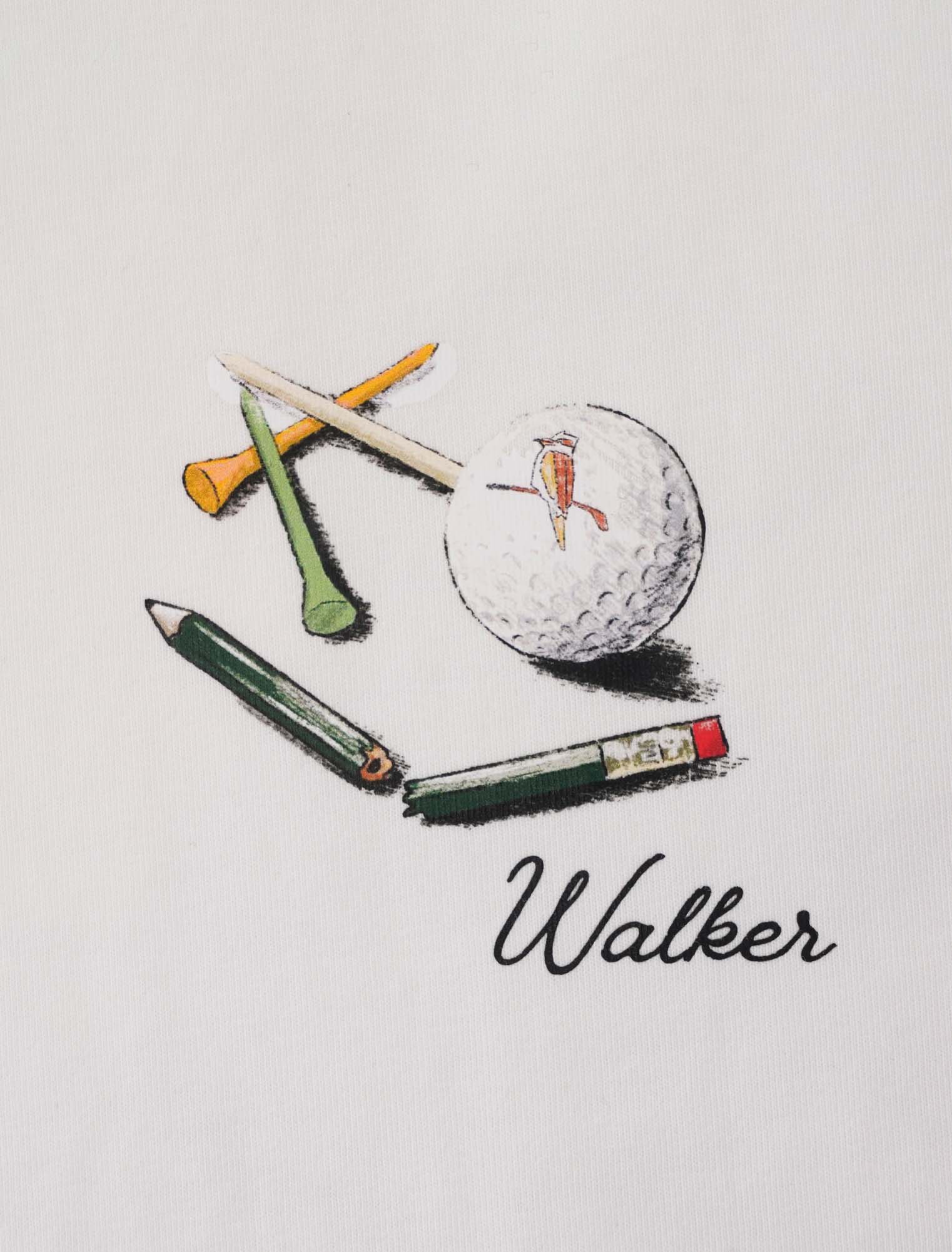 Post Round T-Shirt White