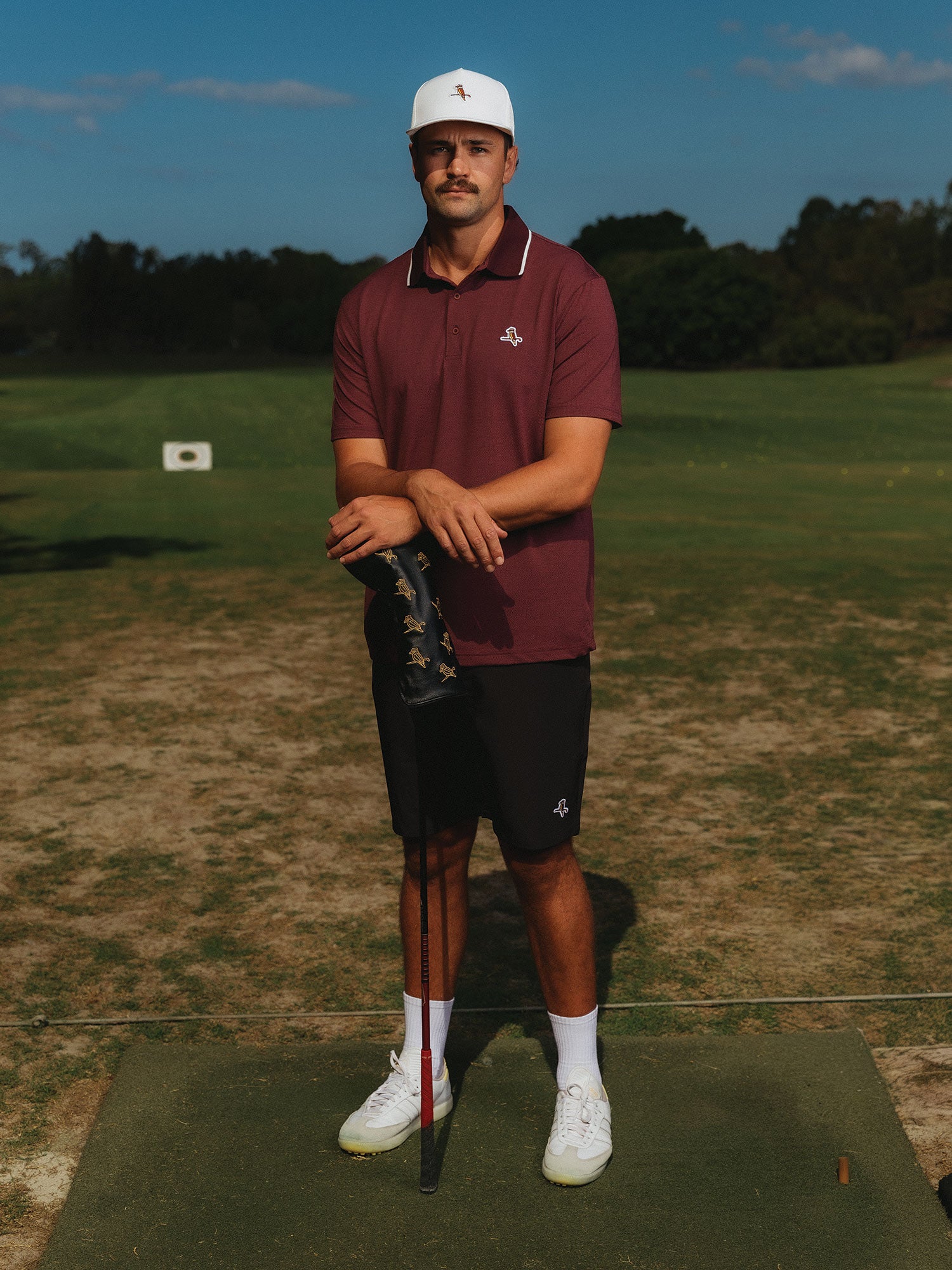 Members Polo Maroon