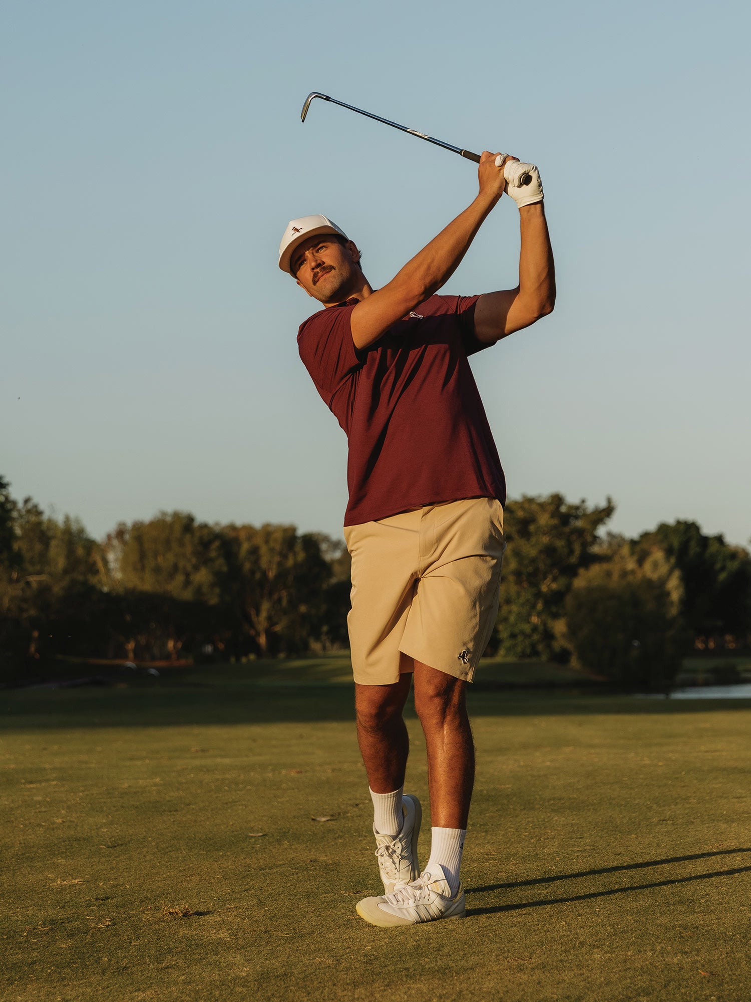 Members Polo Maroon