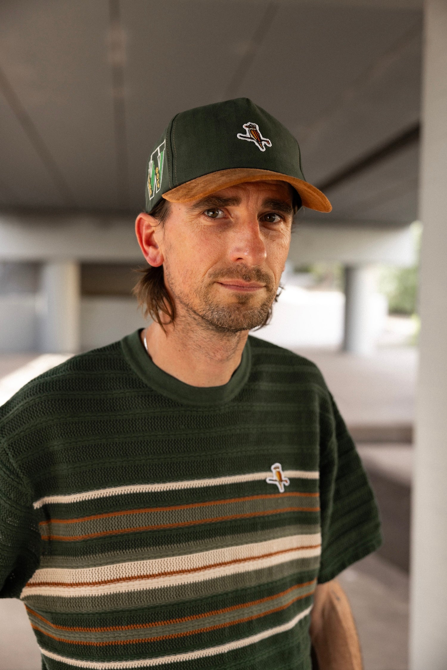 Monogram Classic Cap Forest / Gold