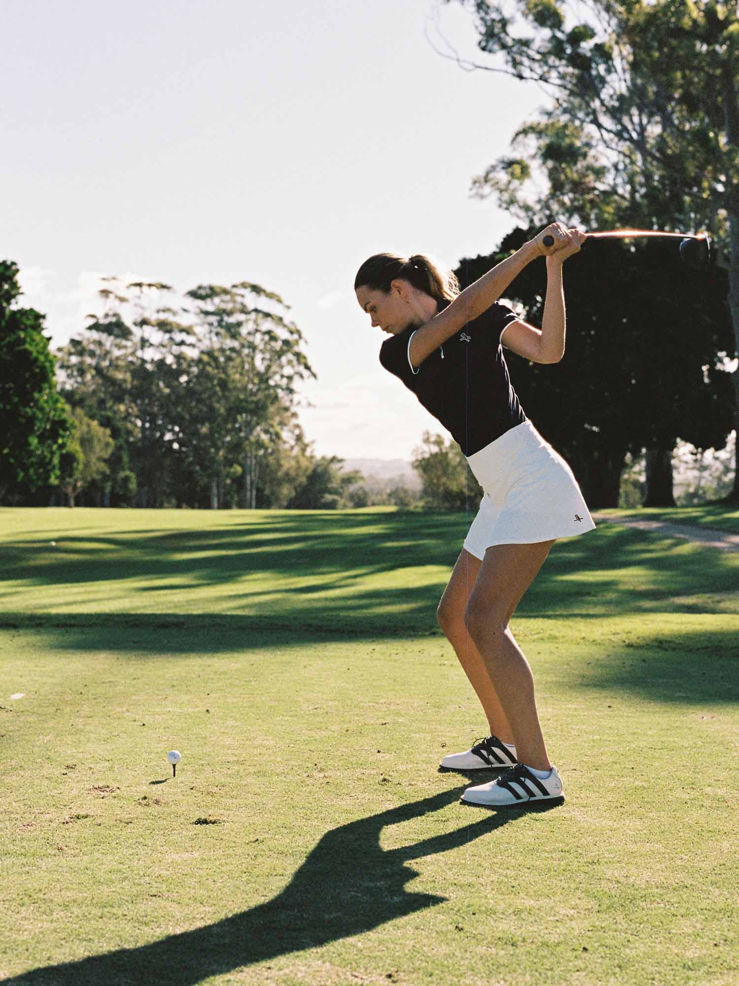 Womens Par-Tec Skort White Kooka