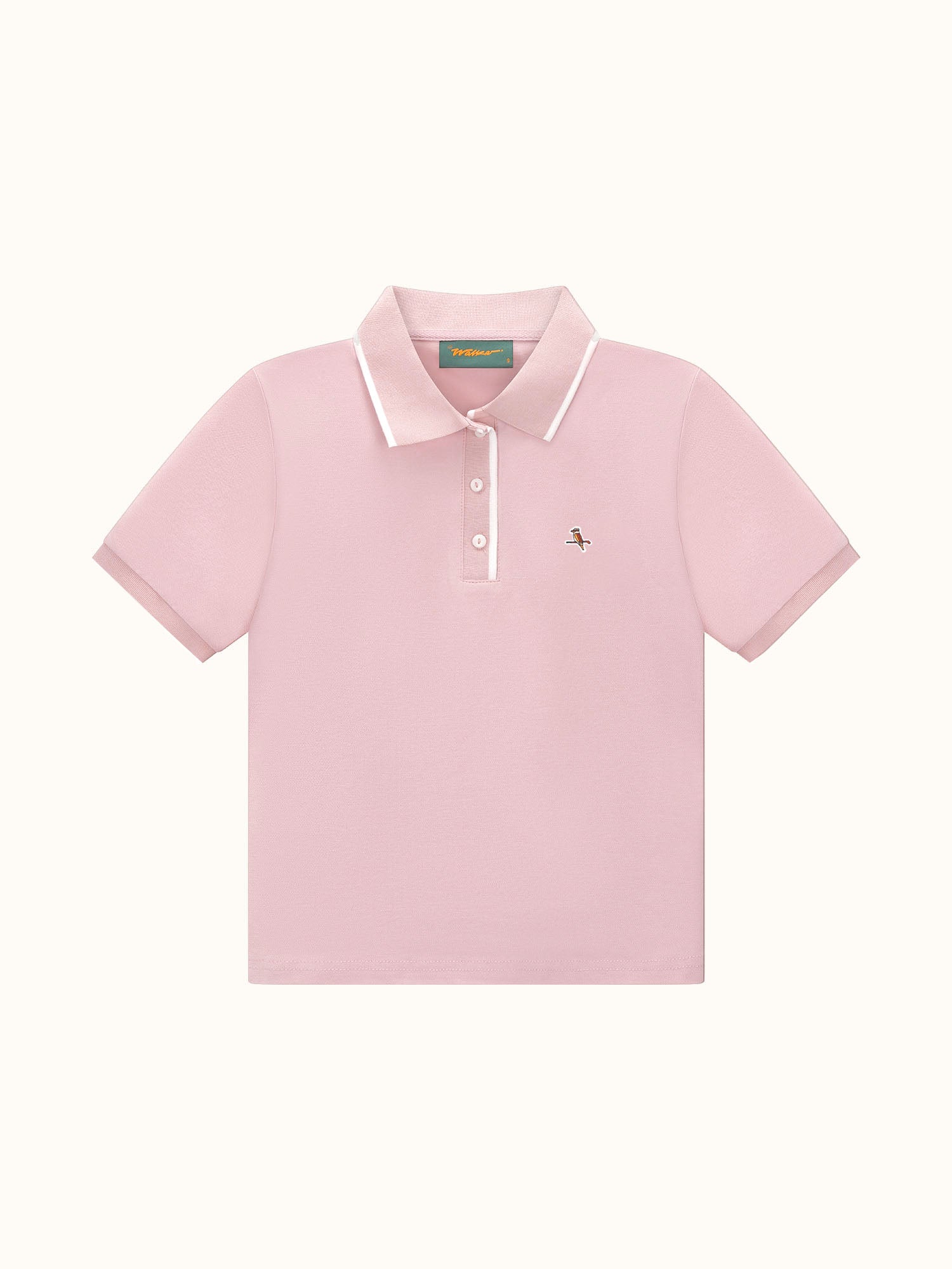 Womens Kooka Polo Pink / White
