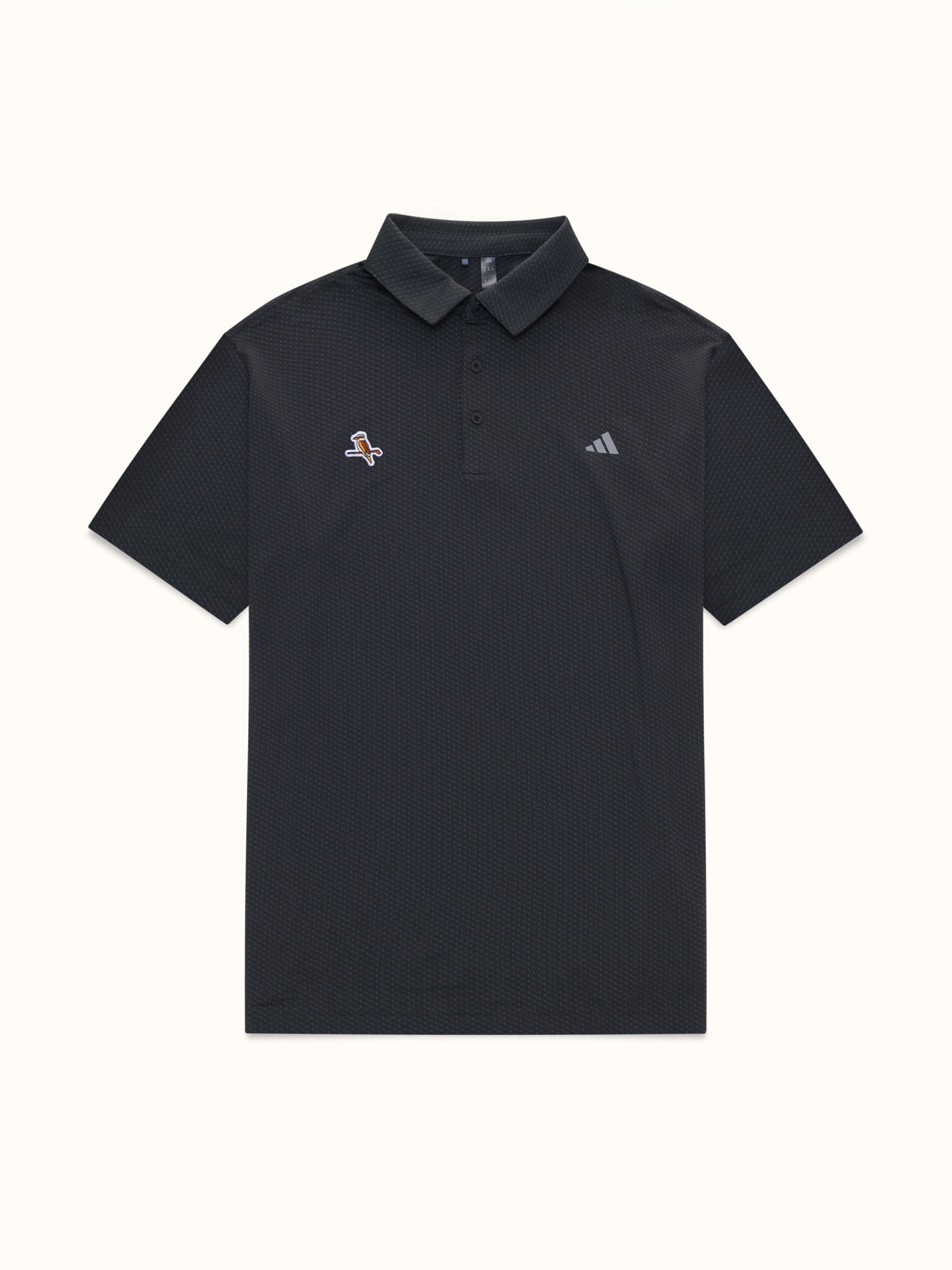 adidas X Walker Performance Textured Polo Shirt Carbon / Black