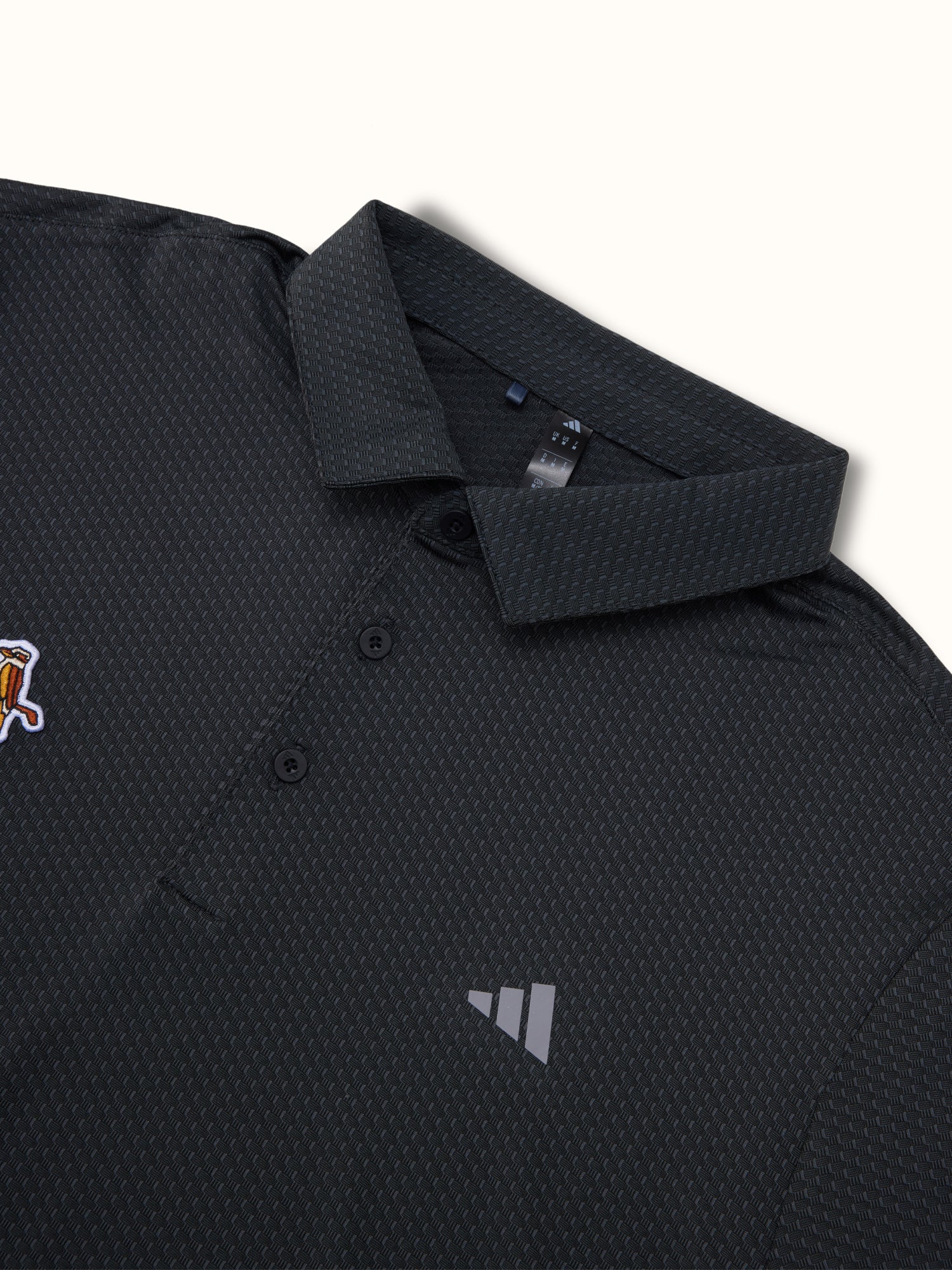 adidas X Walker Performance Textured Polo Shirt Carbon / Black