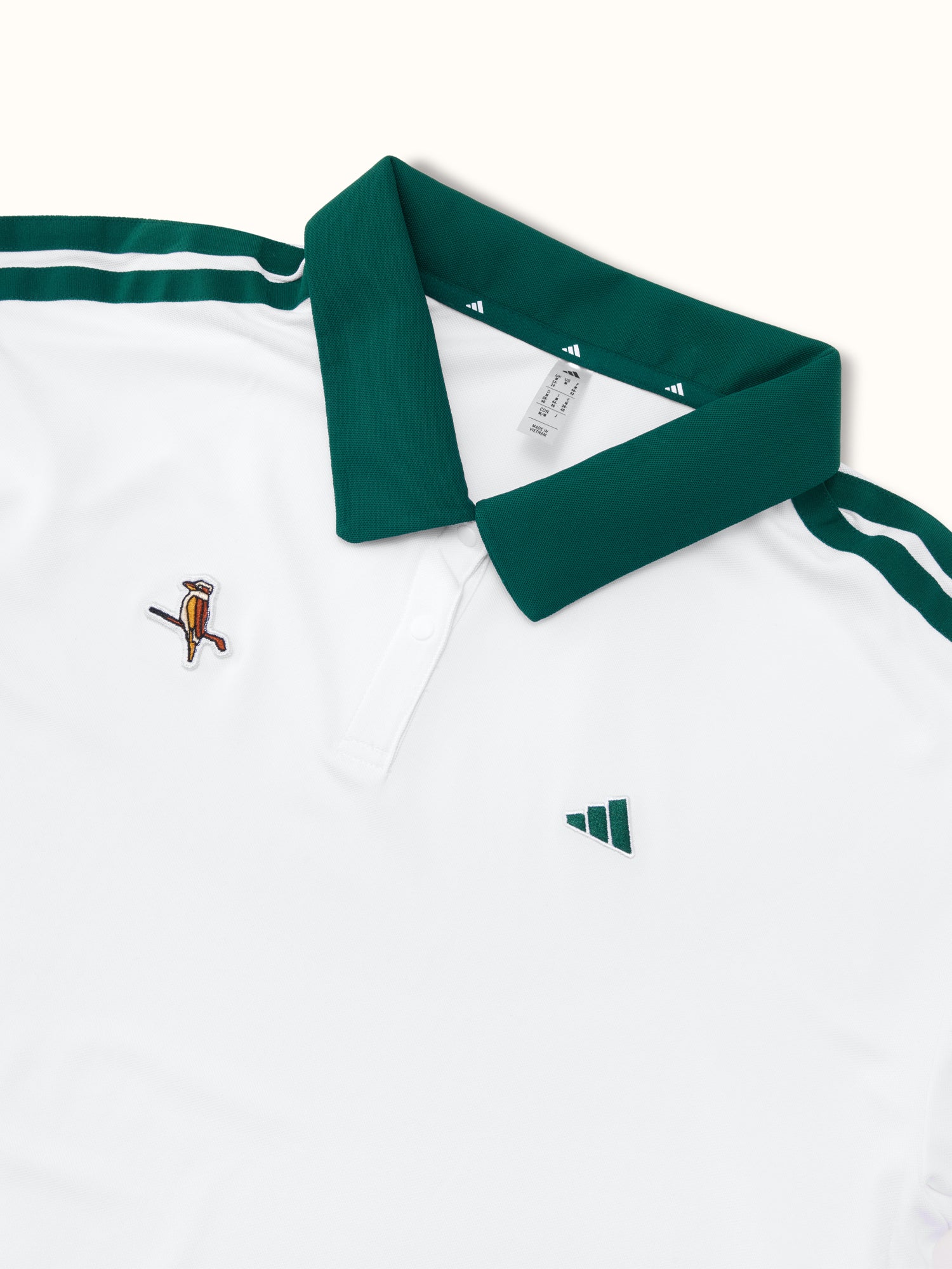 adidas X Walker Womens 3 Stripe Long Sleeve Polo White