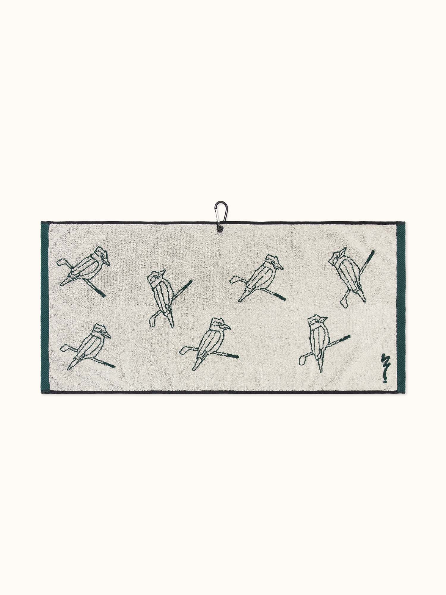 Kooka Icon Towel Walker Green / Cream